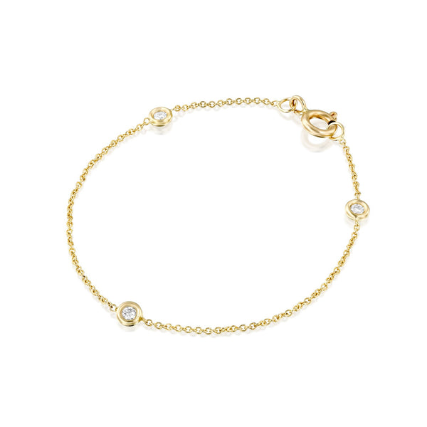 diamond bubble bracelet gold precious צמיד זהב משבוץ יהלום בועה יוקרתי