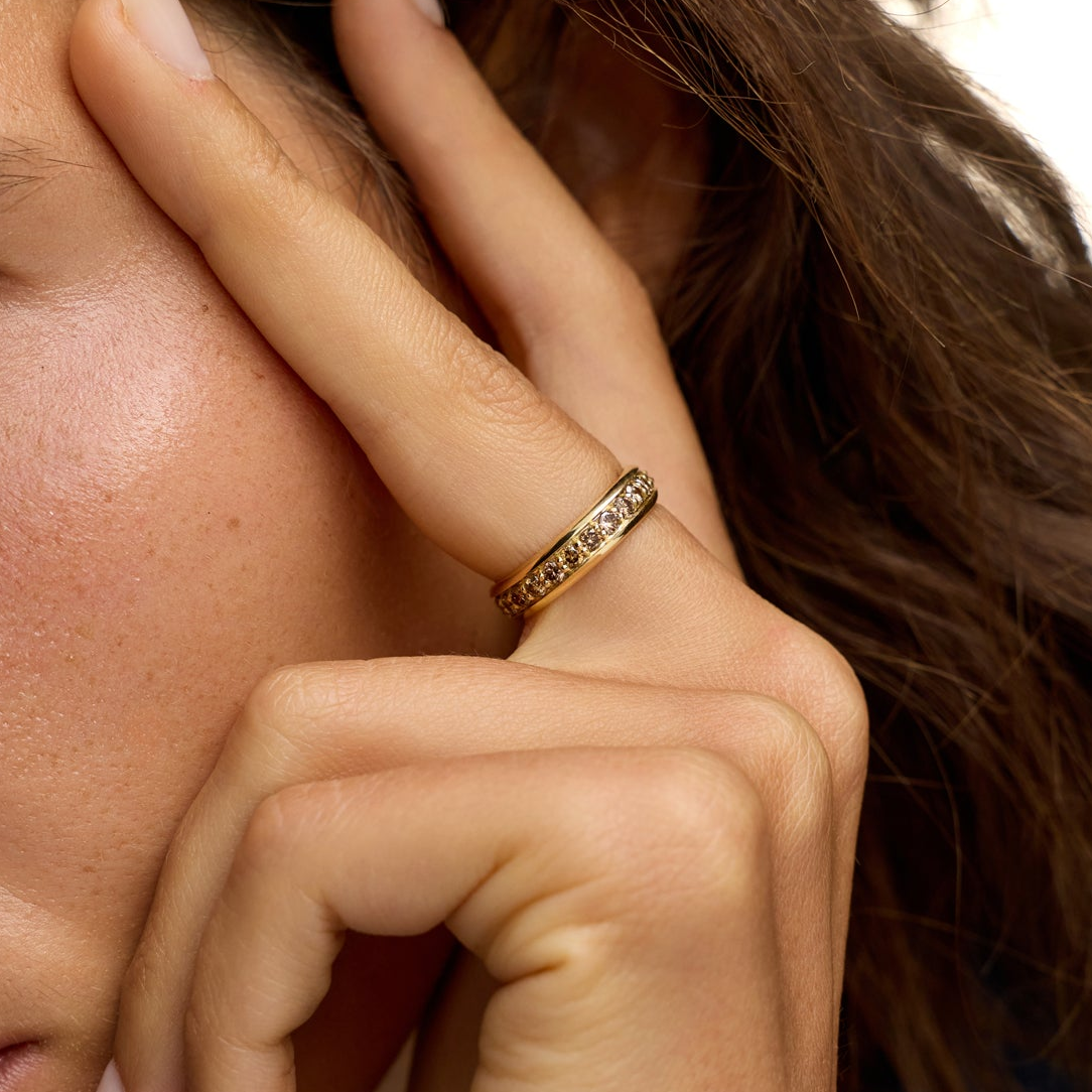 Full Bronze eternity ring