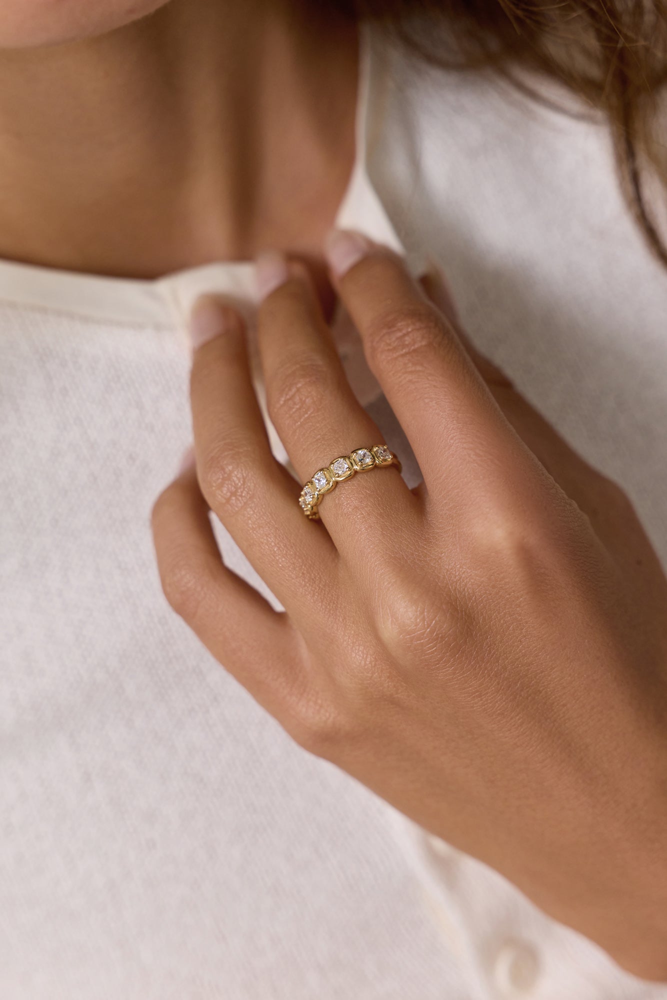 Cushion lights ring