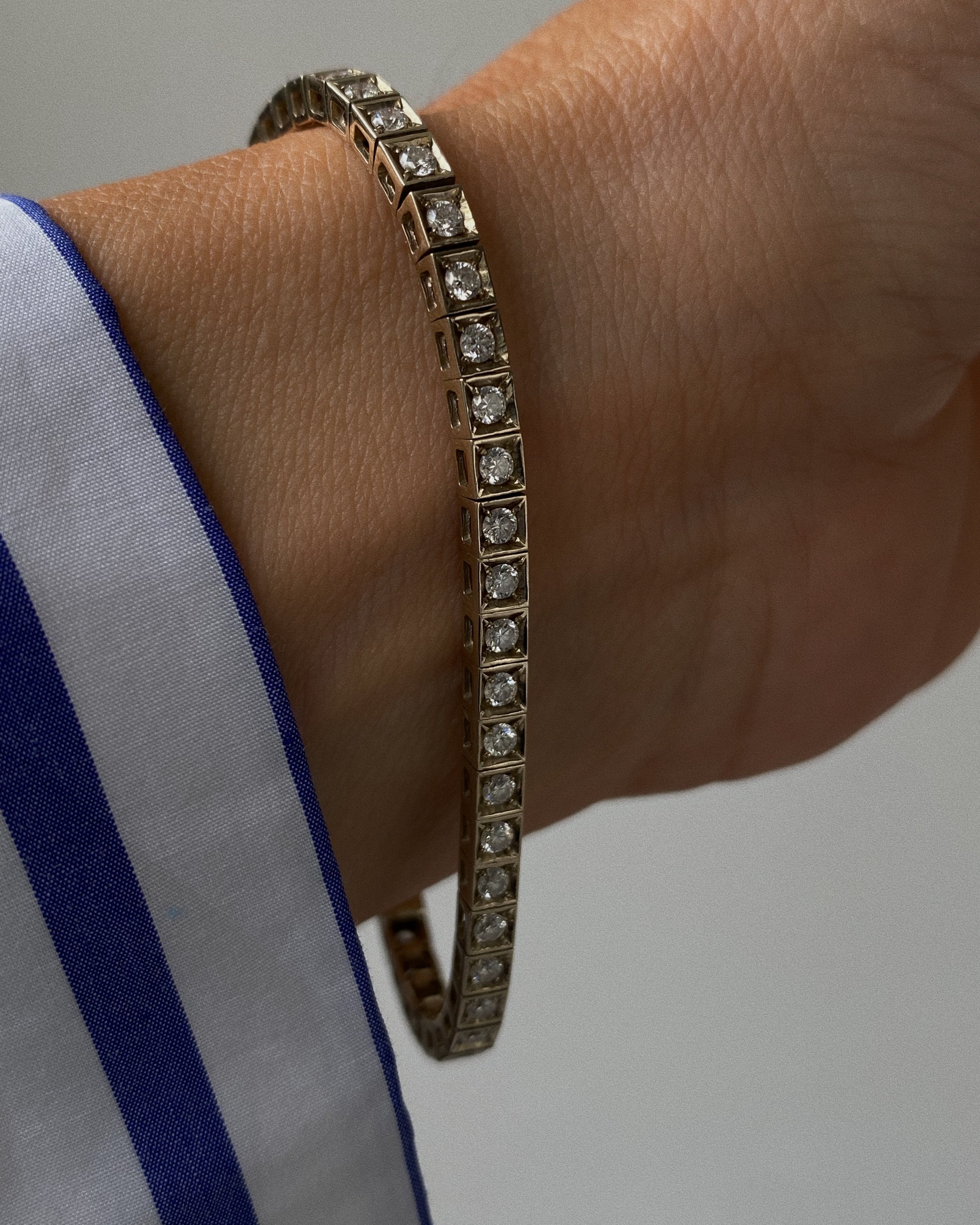 Chocolate Tennis Bracelet