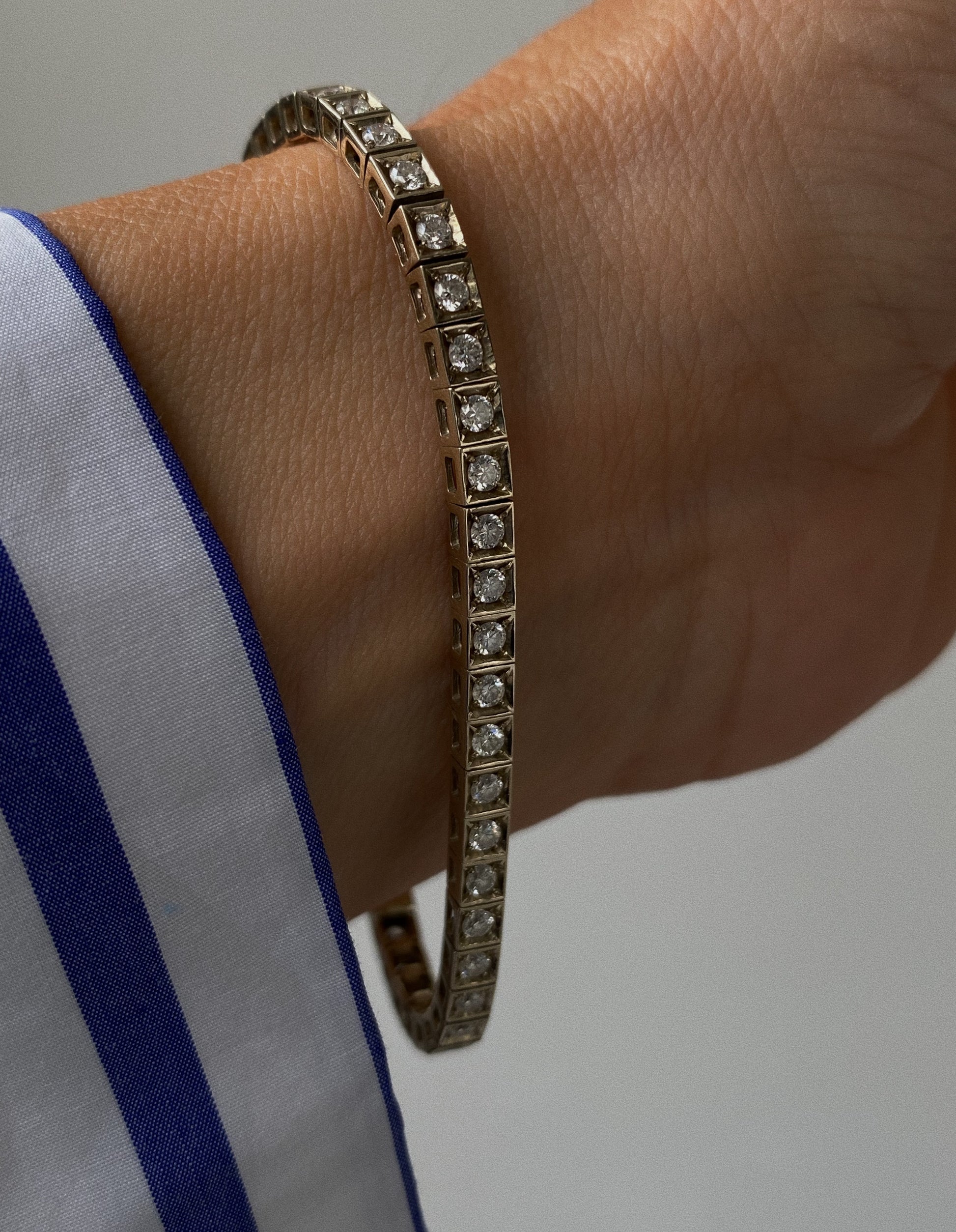 Chocolate Tennis Bracelet
