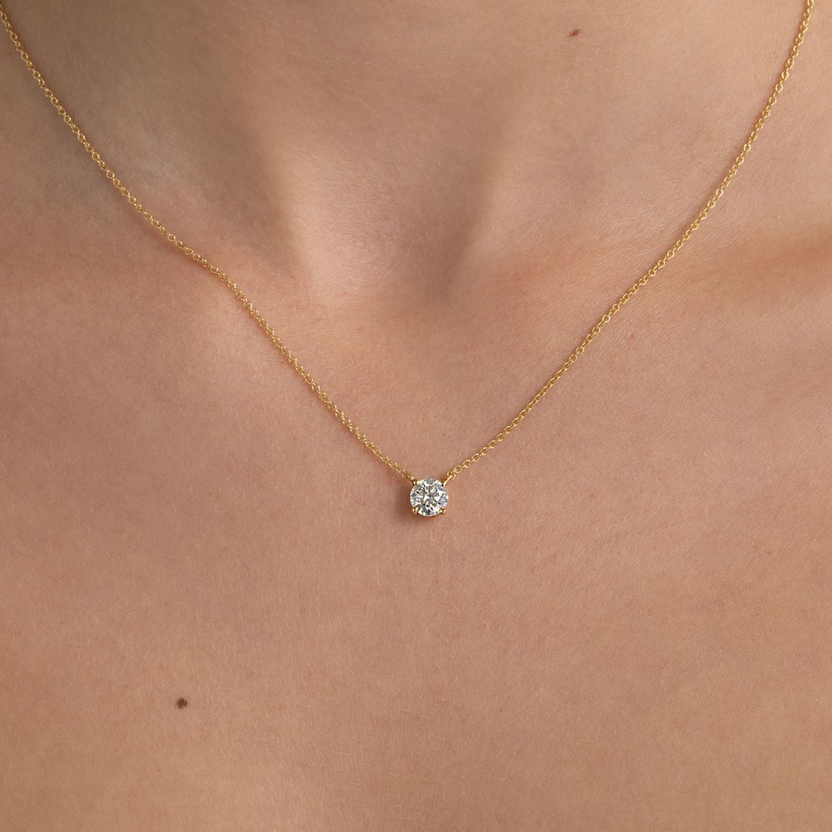 The classic diamond necklace