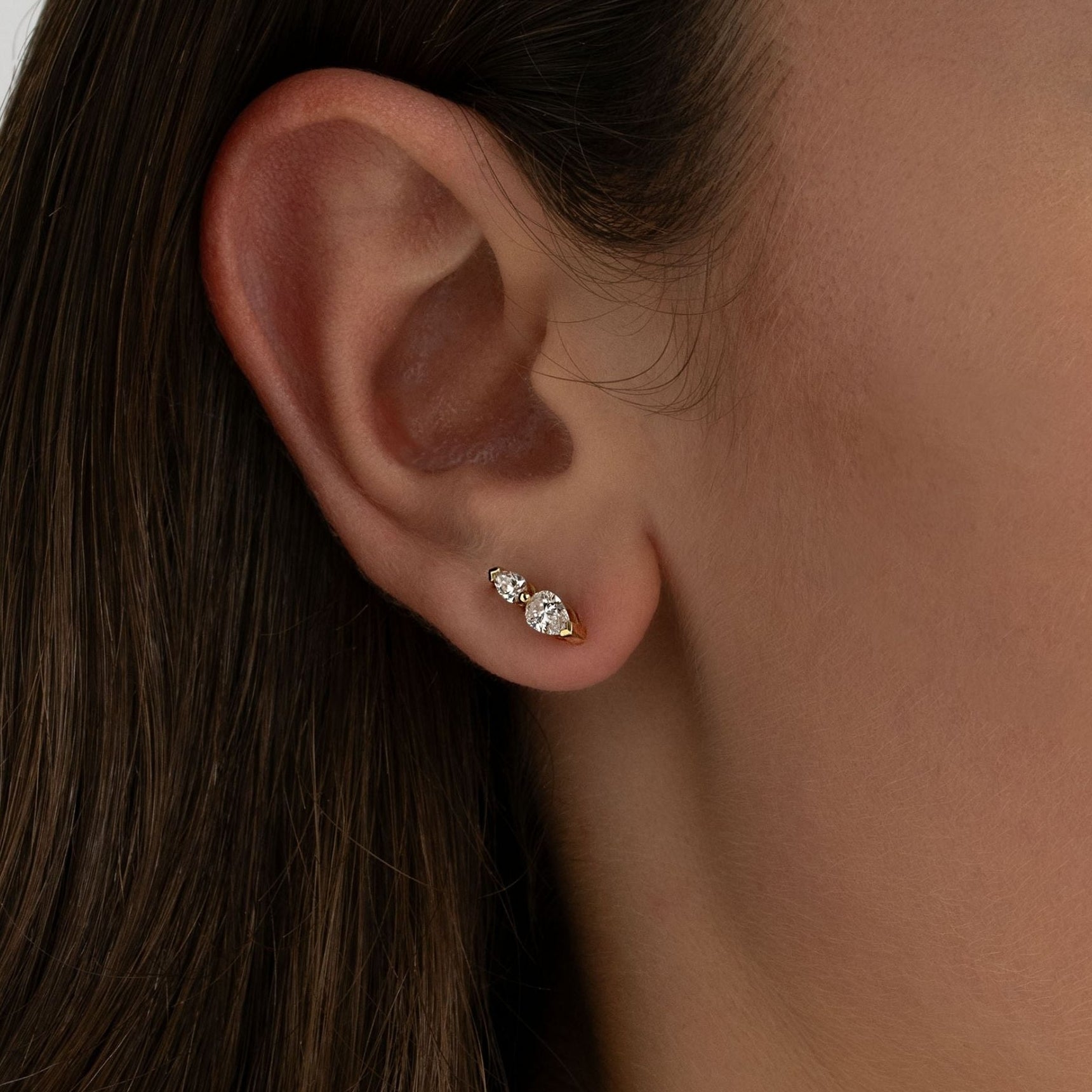 Twinning Pear Earrings