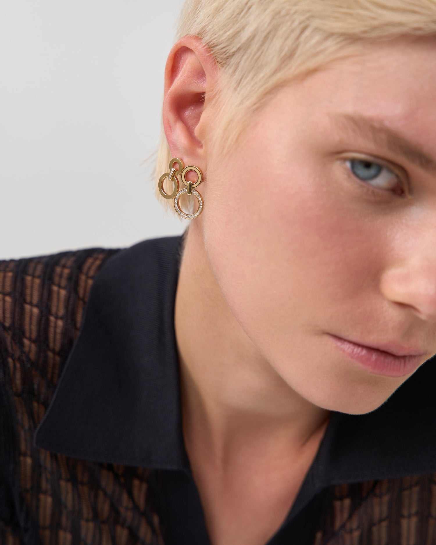 Double Circle on Ear