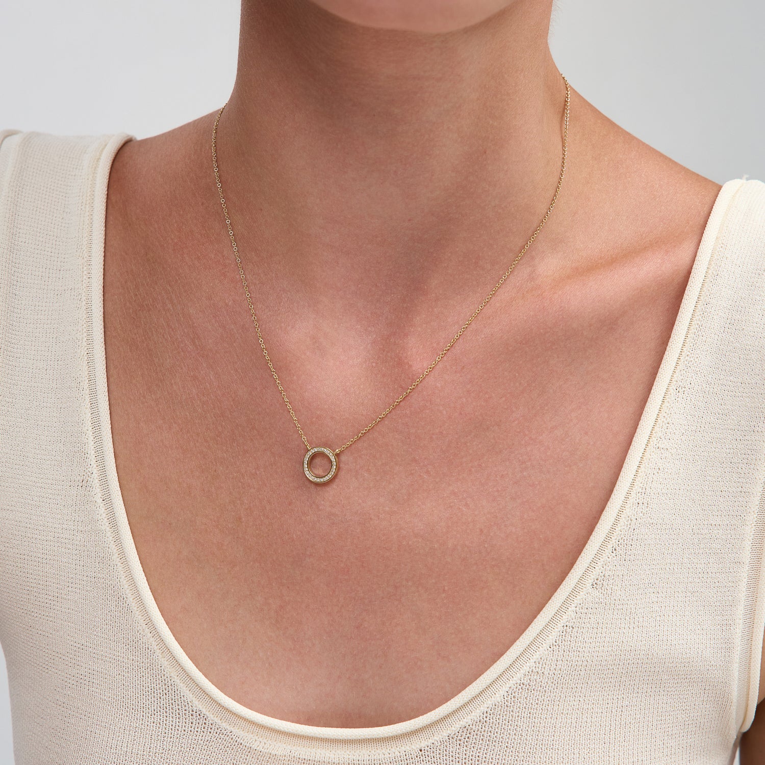 Incolor & Diamonds - Round Neckpiece | Sample Sale