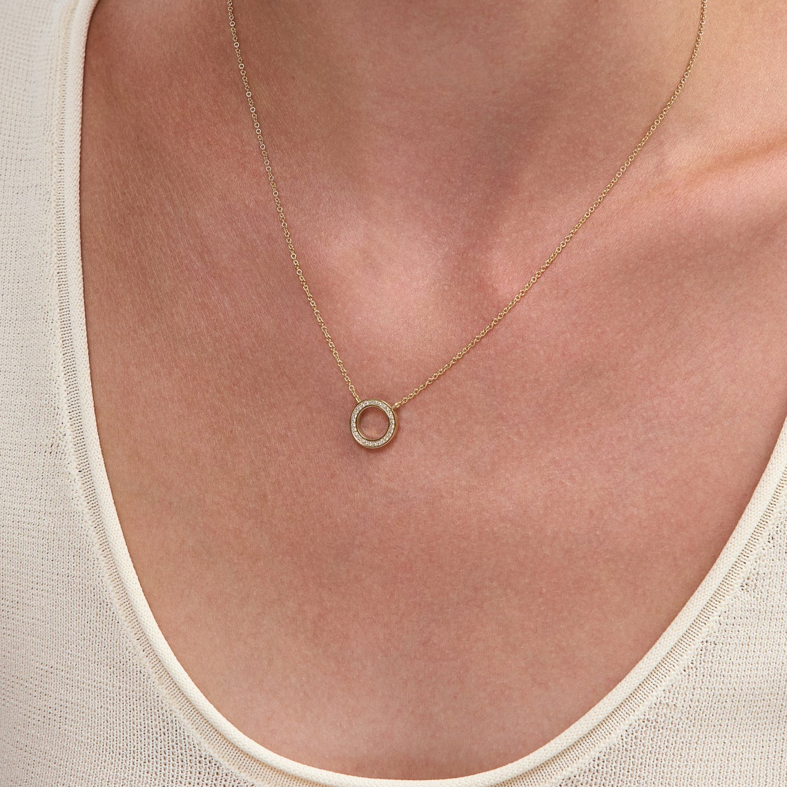 Incolor & Diamonds - Round Neckpiece