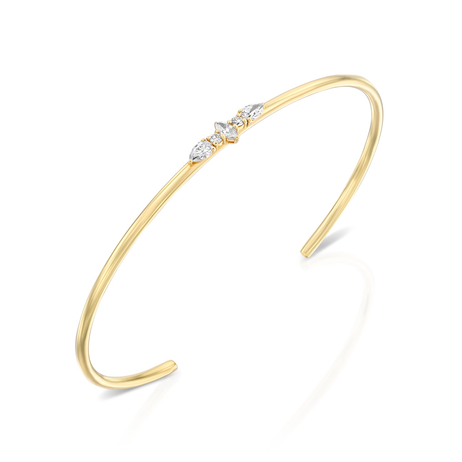 Open - Middle Marquise on Wrist