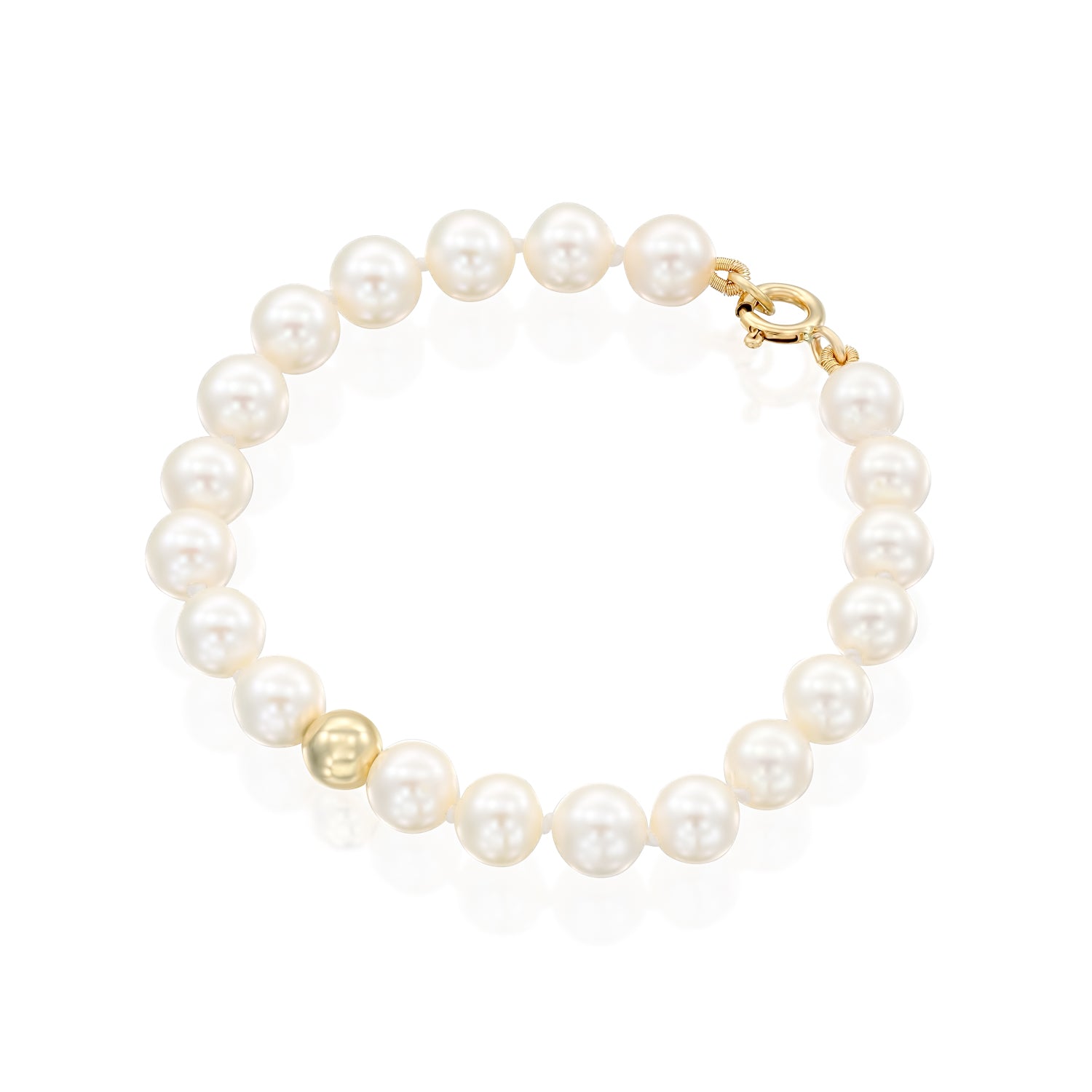 Born With Pearls and Gold - Bracelet