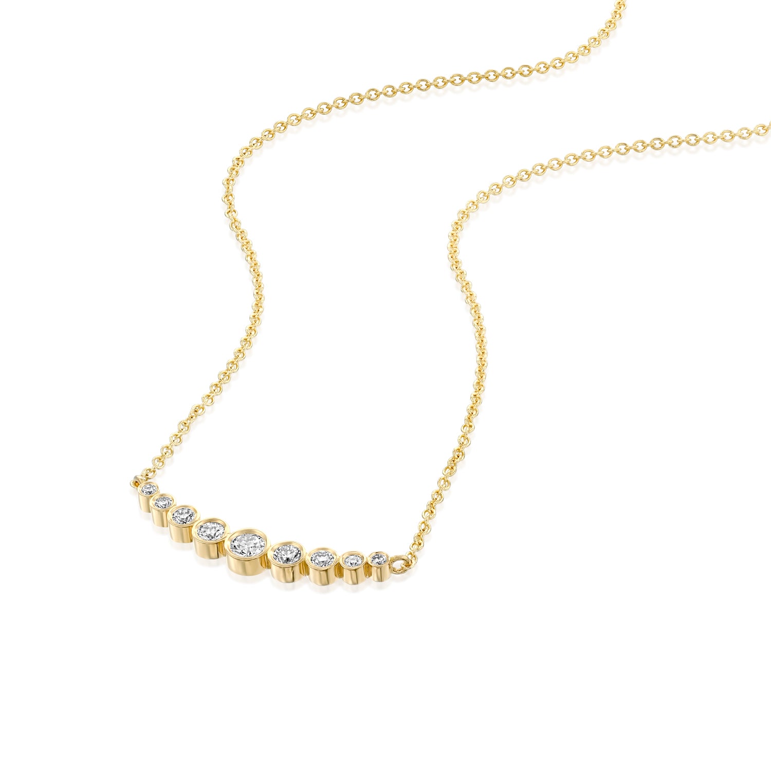 Small neck piece made of bubbles