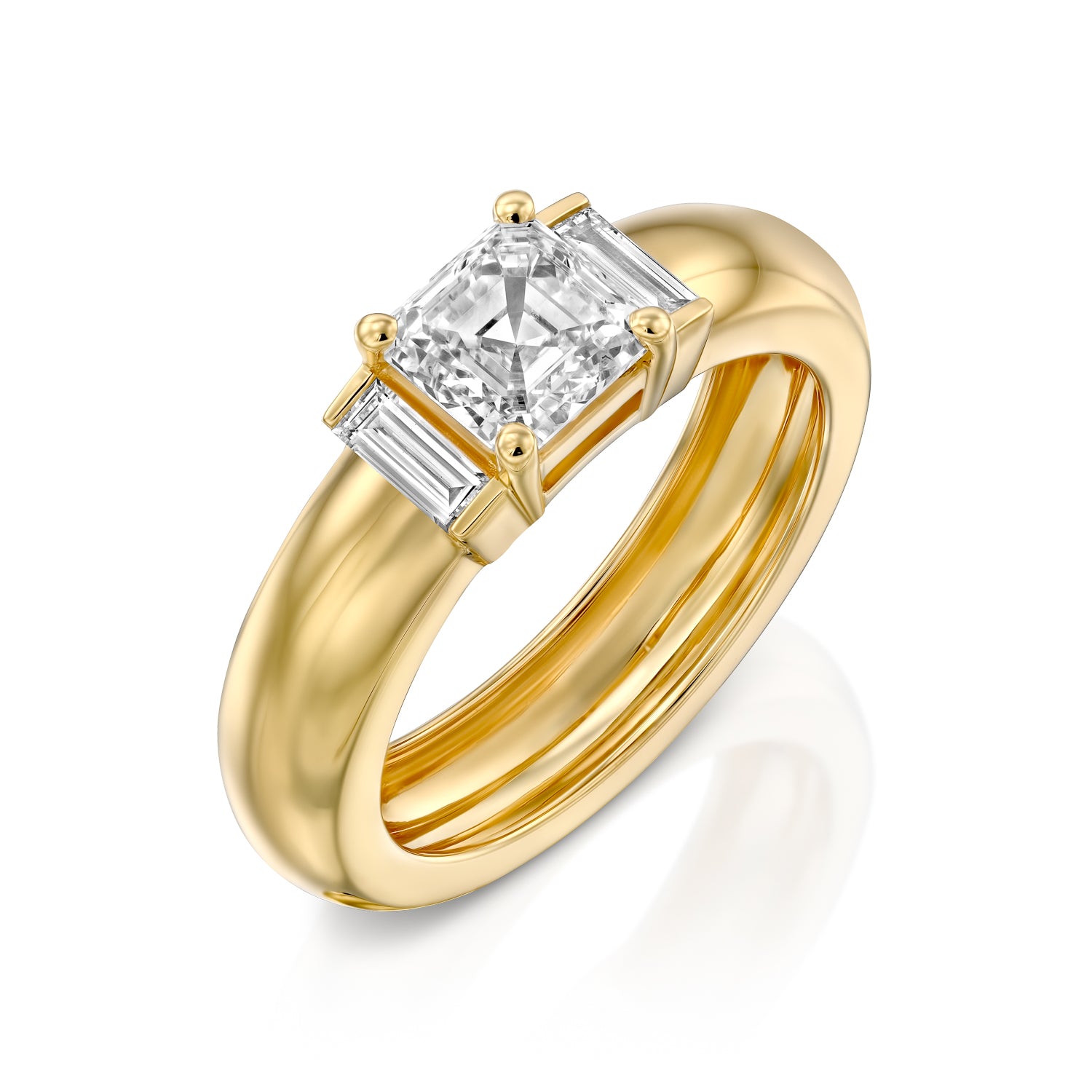 Bombay - Asscher Cut Baguettes