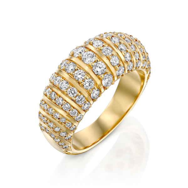 LEVnARO by Hila Jewelry | טבעות זהב בשיבוץ יהלומים – levnaro - לבאנארו