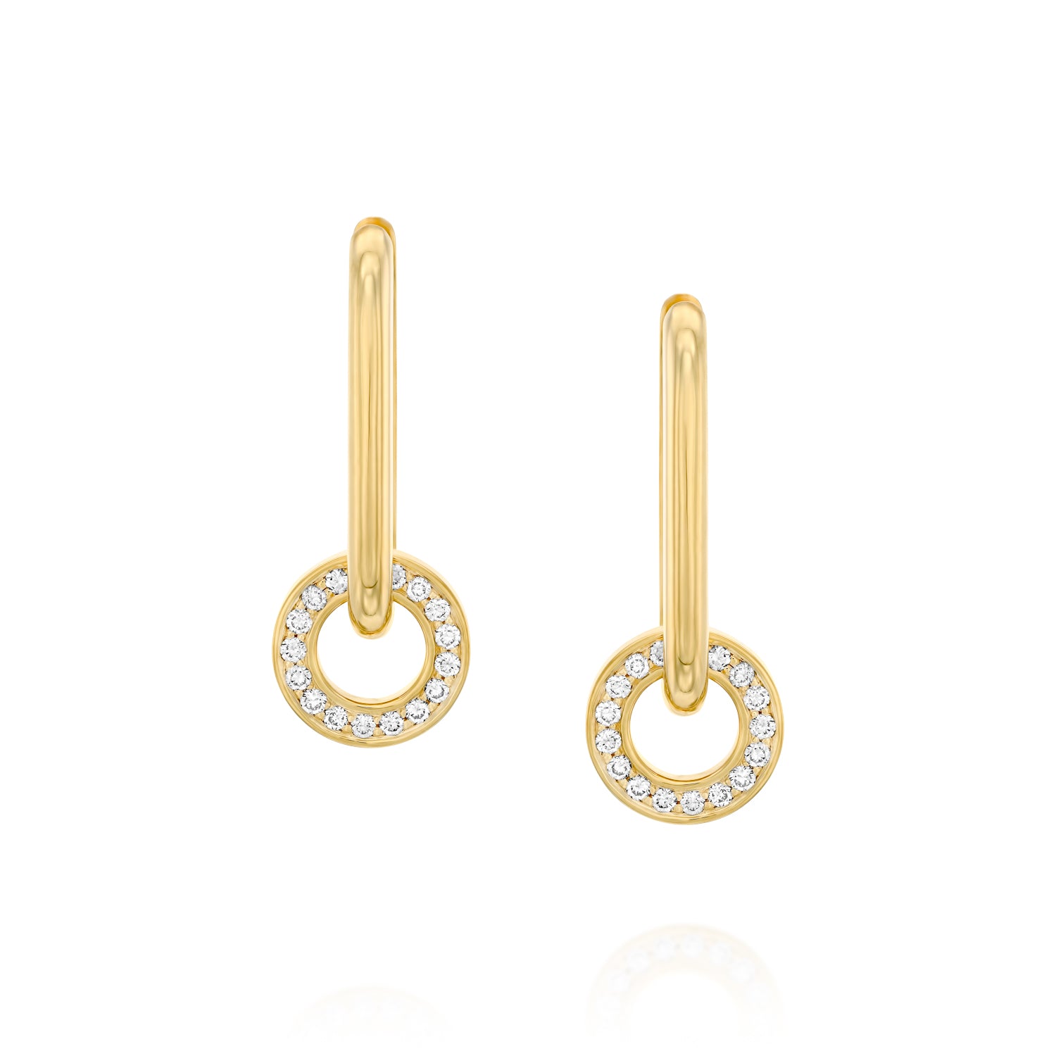 Beads on Cushion Hoops