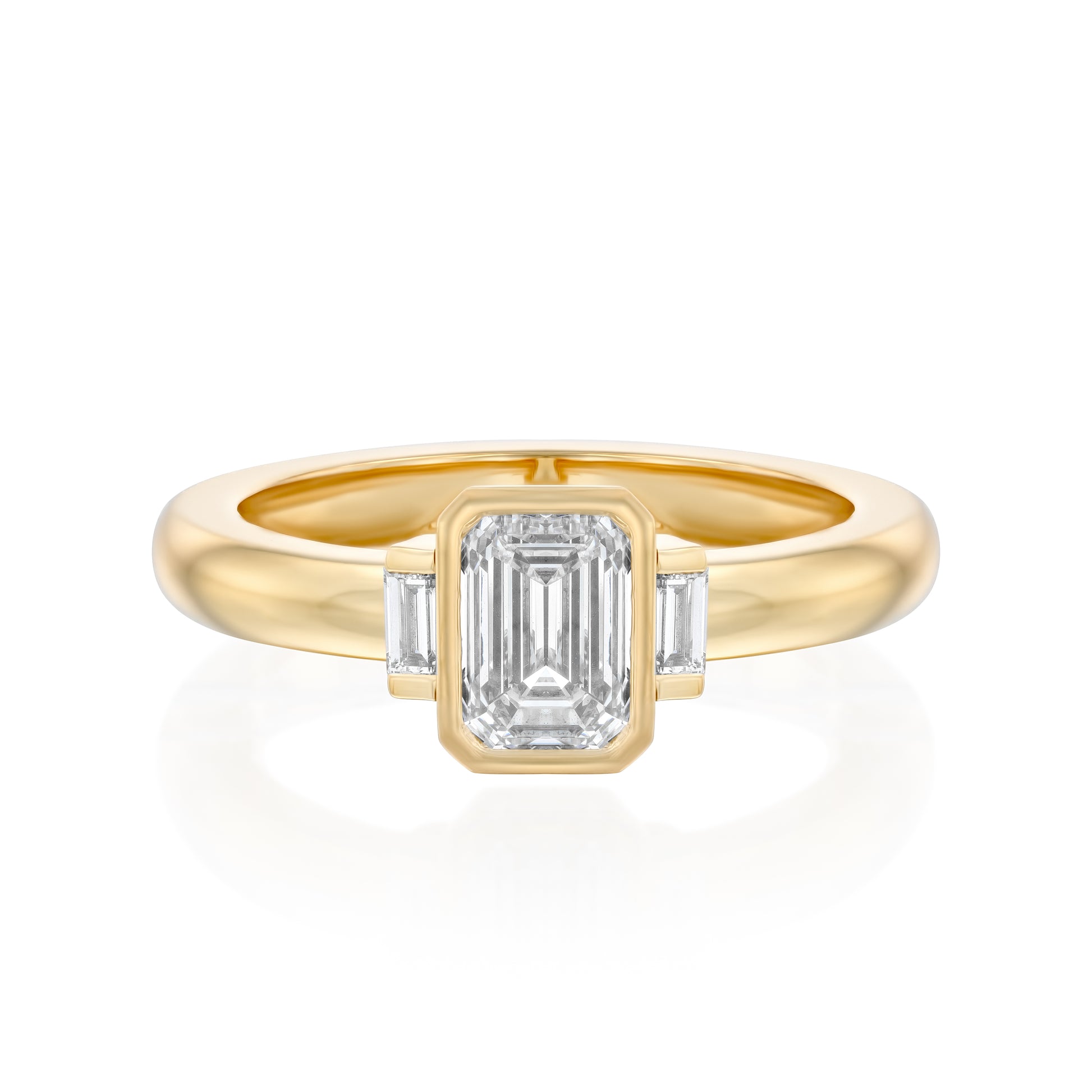 Bezel - Asscher Cut Bombay