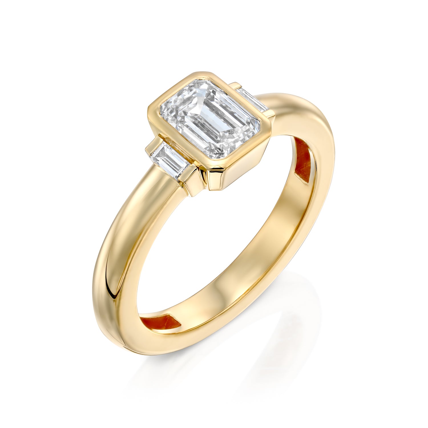 Bezel - Asscher Cut Bombay