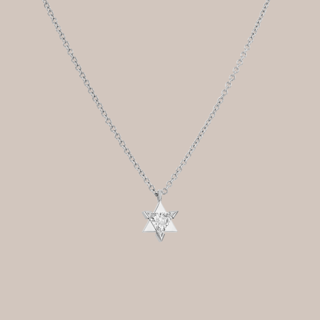 Lucky Charm - A Diamond Star of David