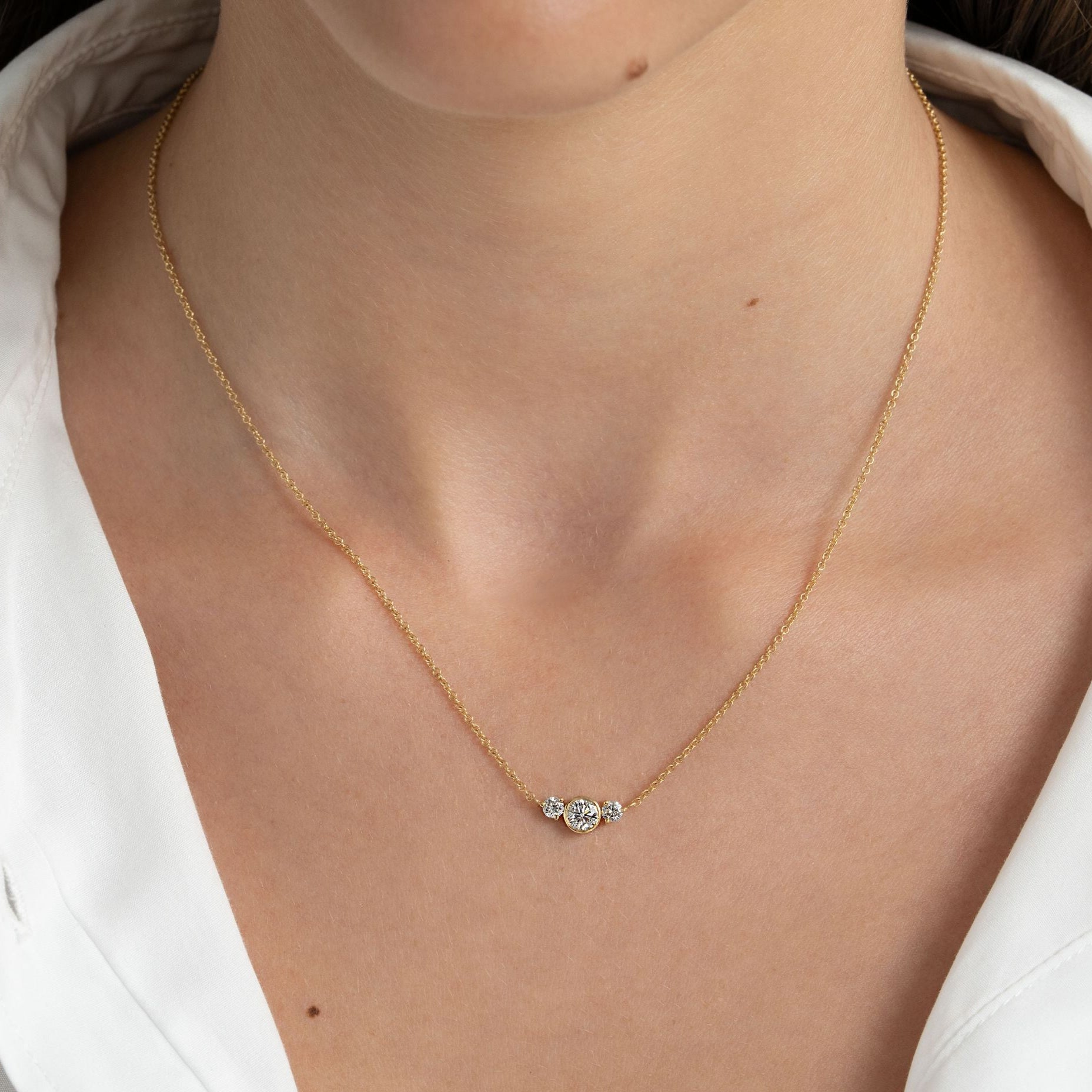 Tripple Neck Piece In a Row