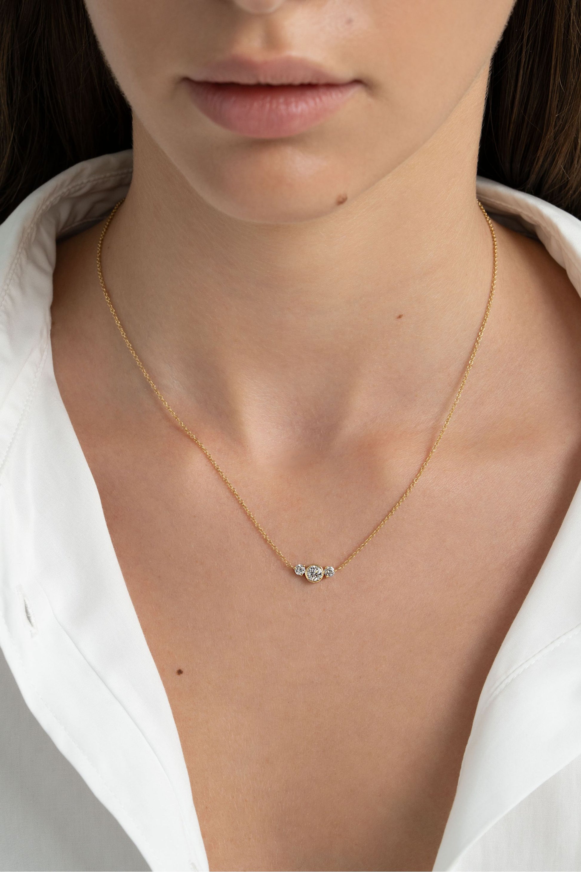 Tripple Neck Piece In a Row