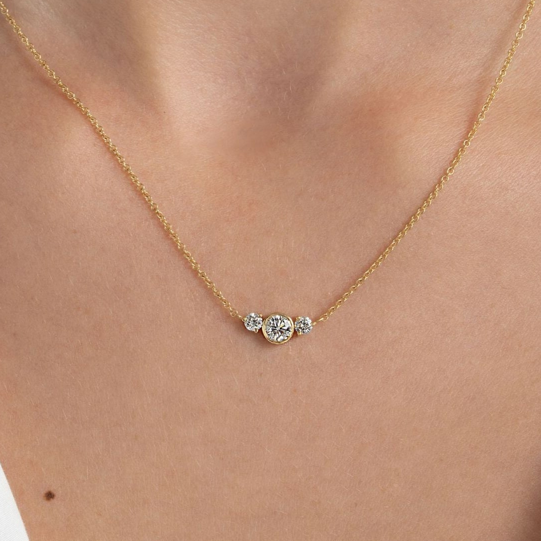 Tripple Neck Piece In a Row