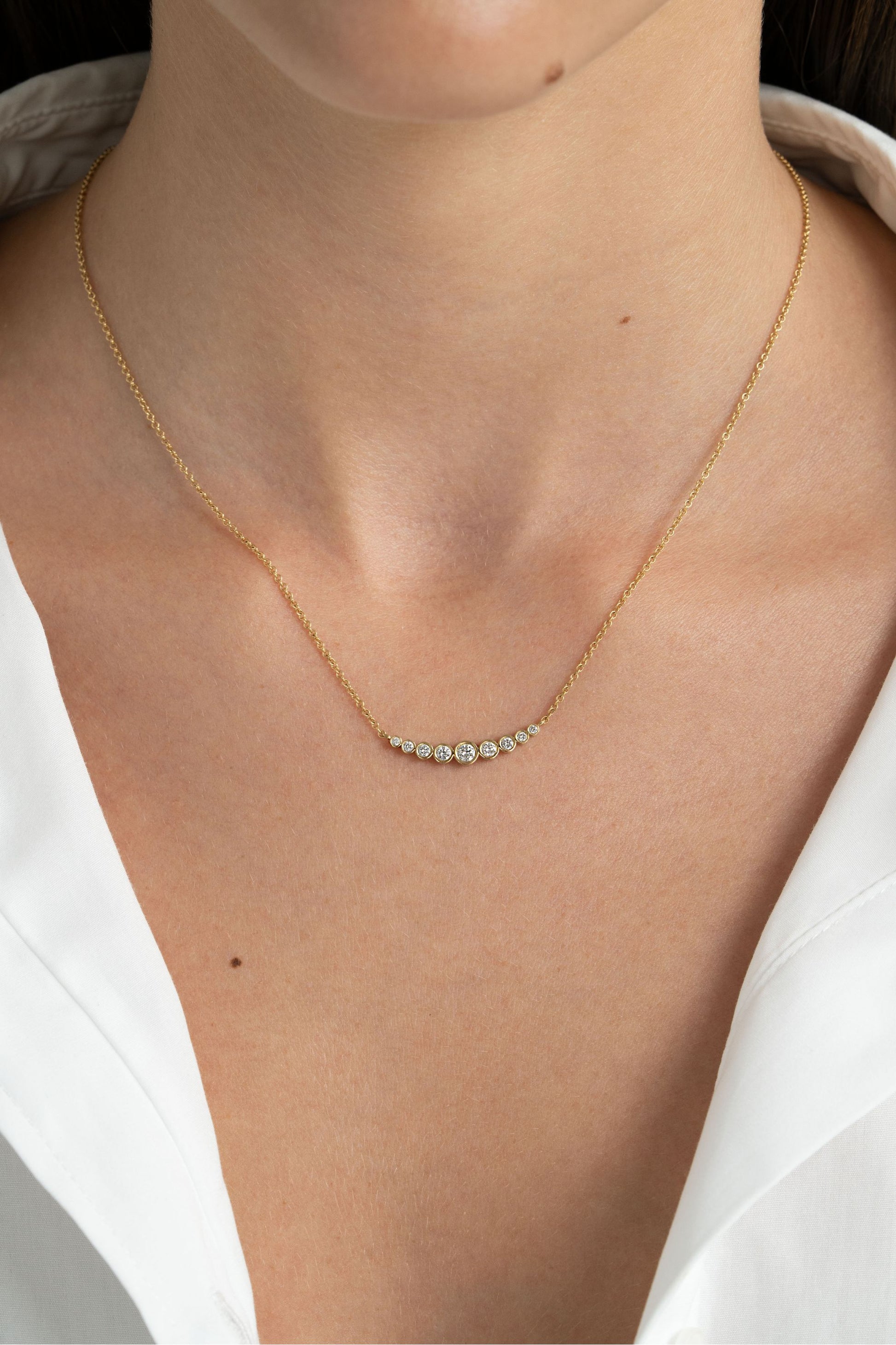 A Neck Piece Made of Bubbles