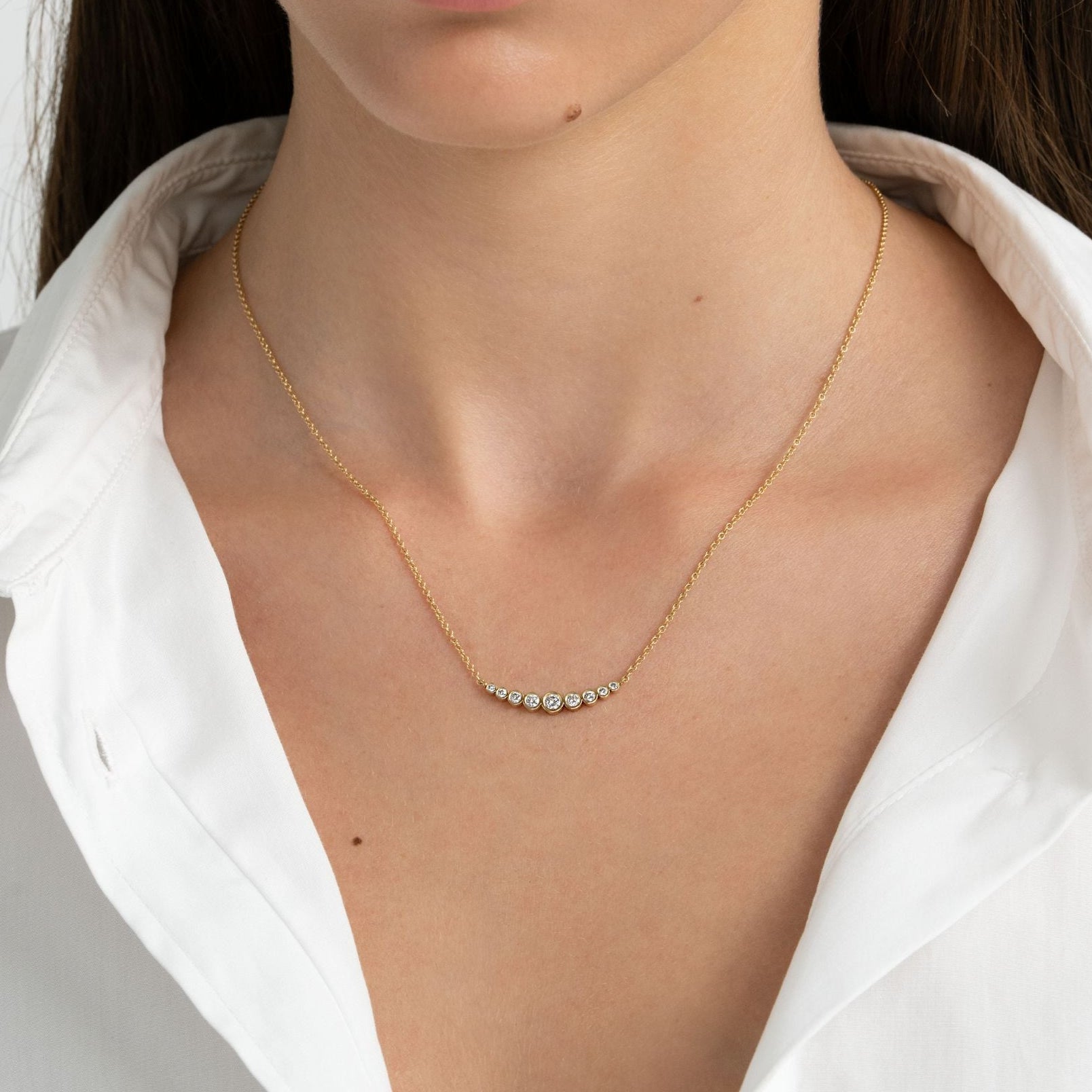 A Neck Piece Made of Bubbles