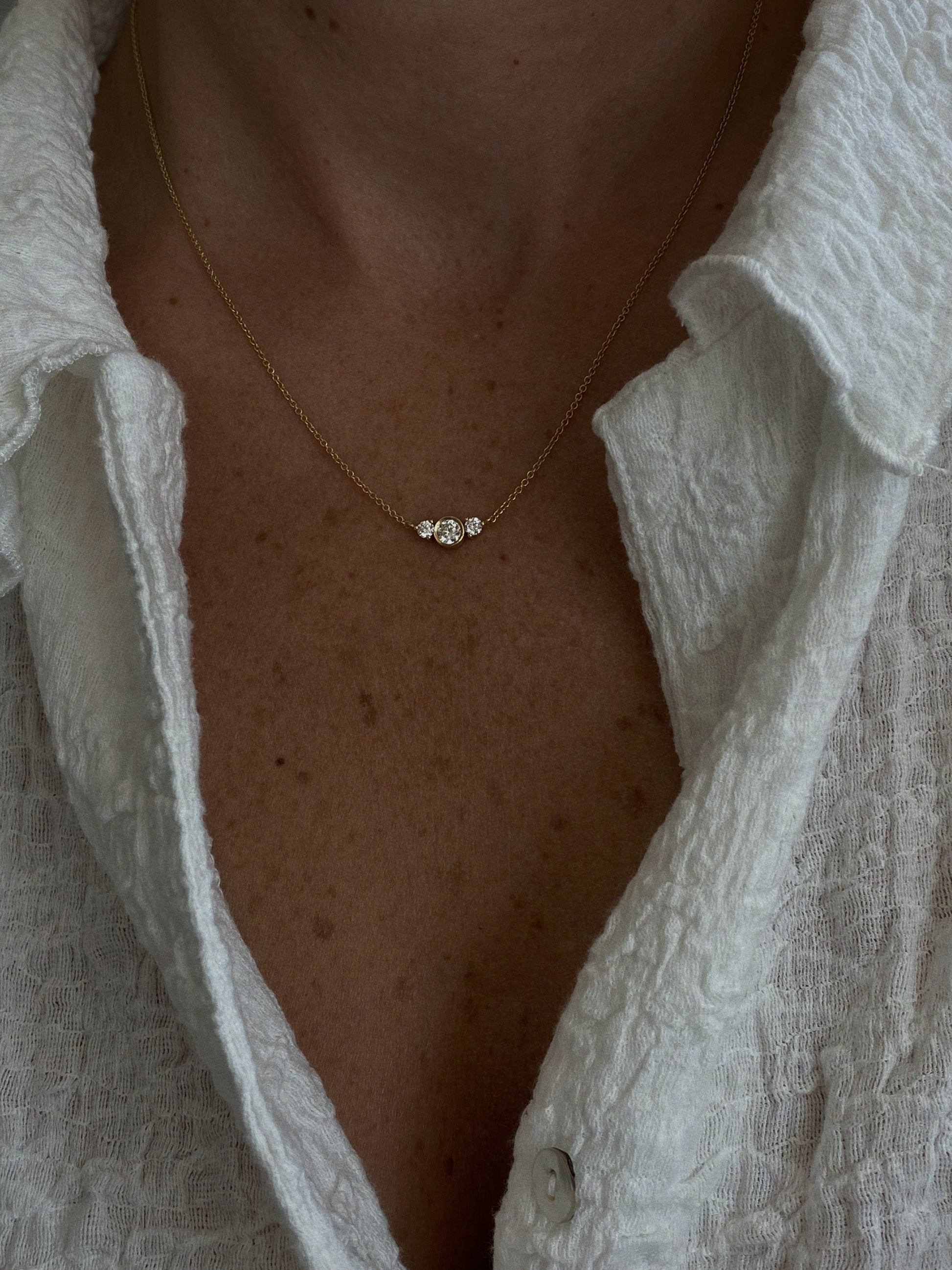 Tripple Neck Piece In a Row
