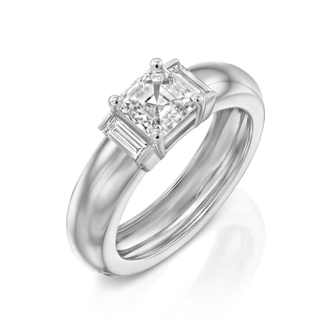 Bombay - Asscher Cut Baguettes