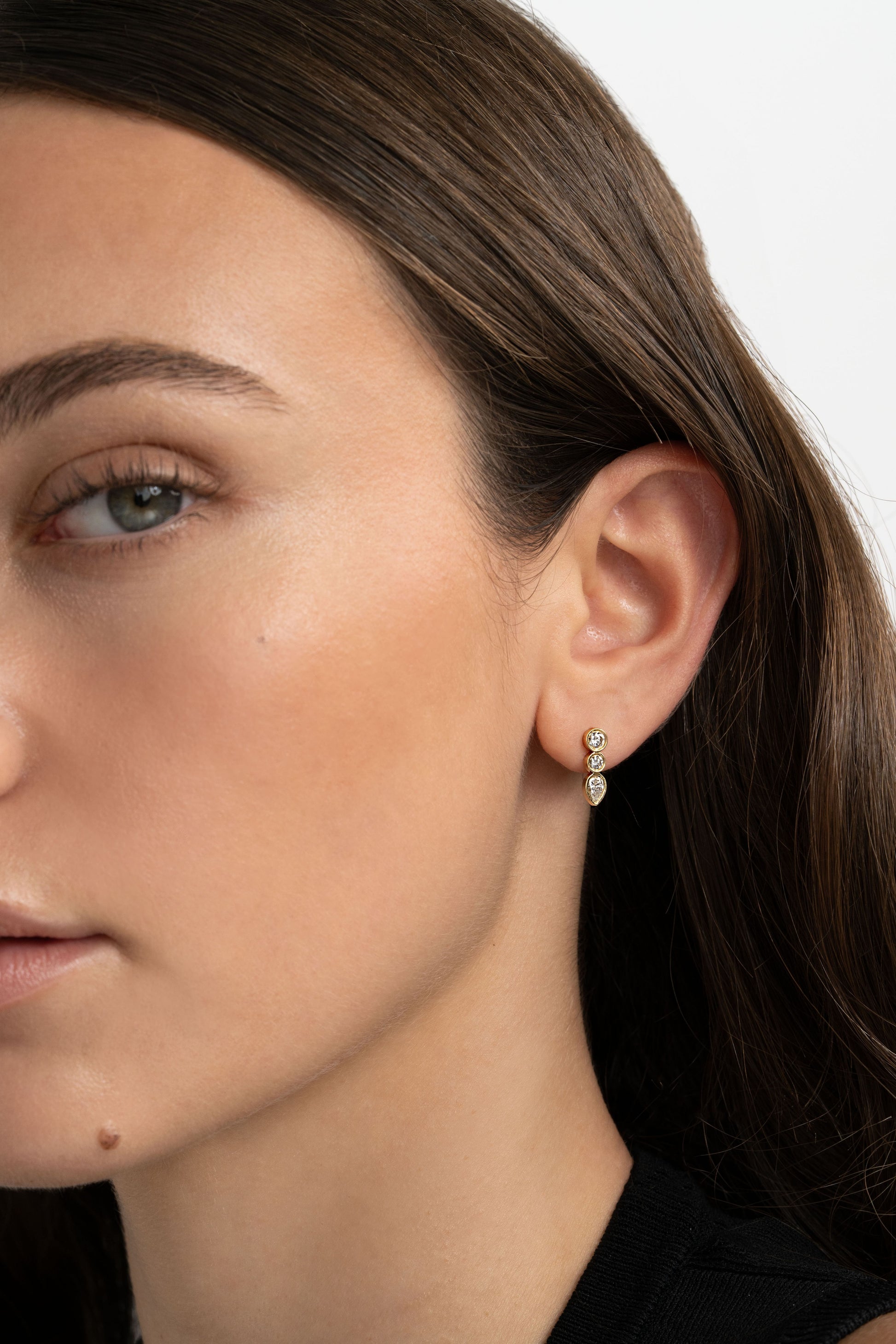 Row of mixed Diamond Bubbles - On Ears