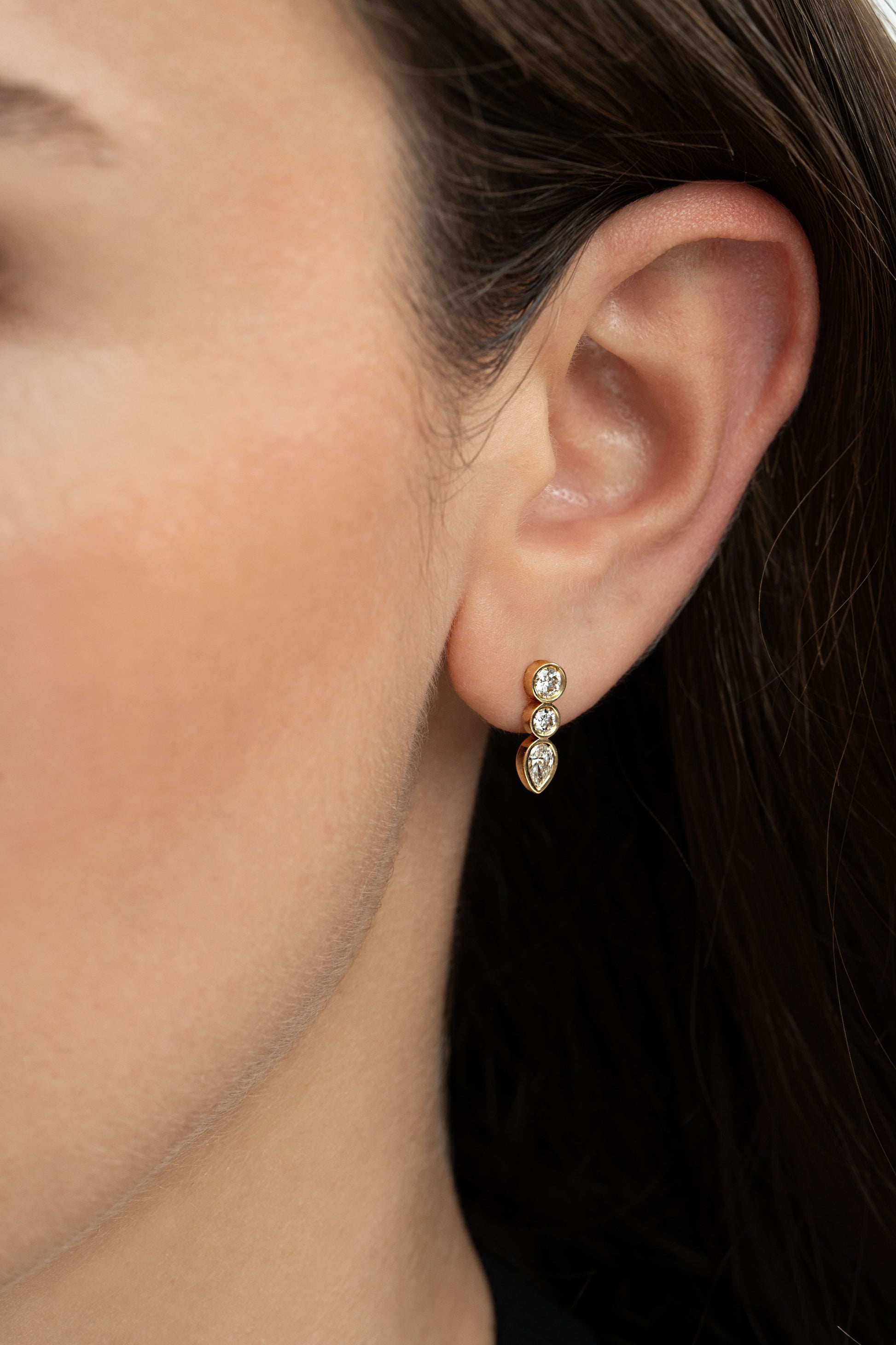 Row of mixed Diamond Bubbles - On Ears