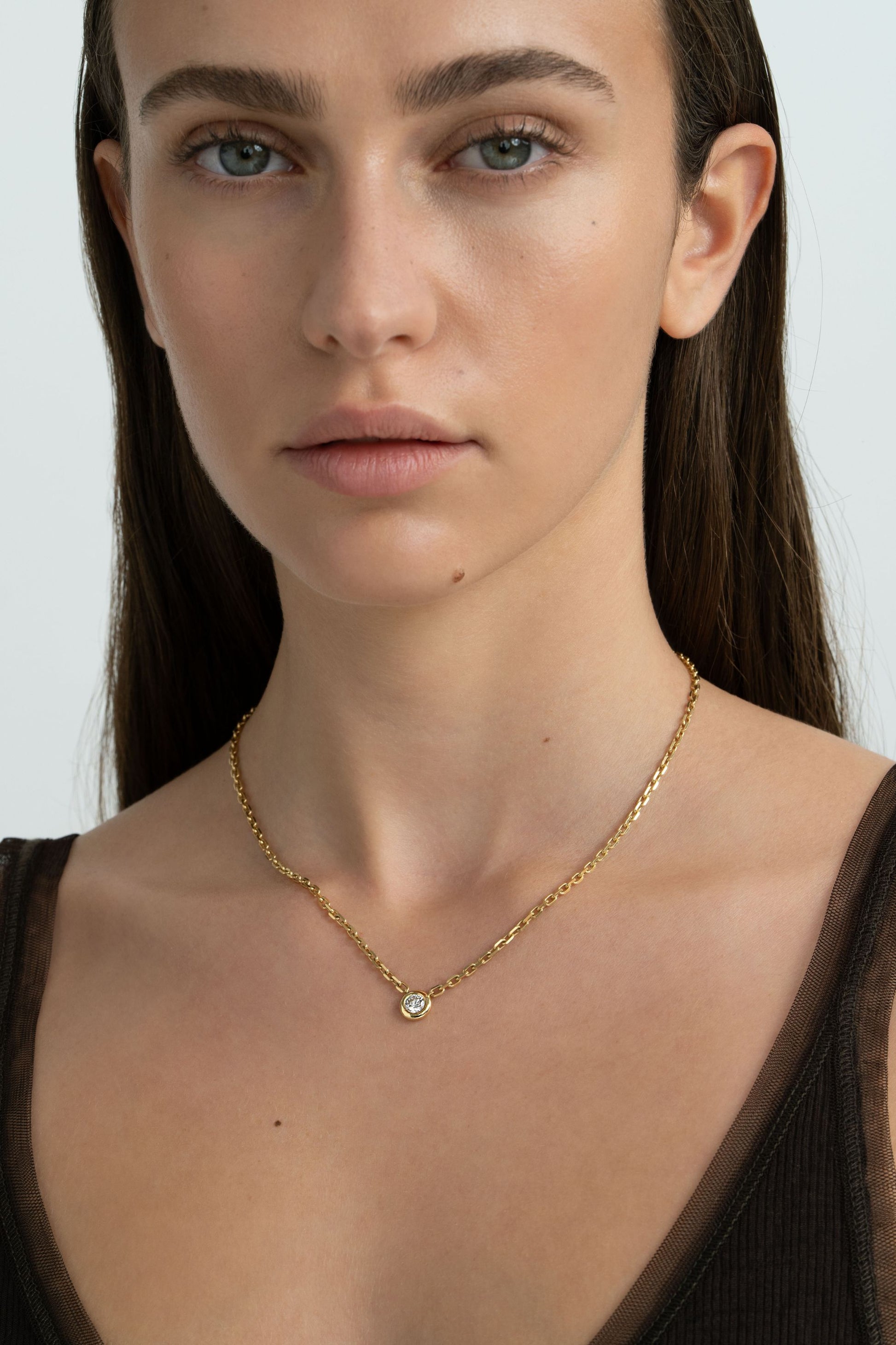 Bubble Necklace on Chains