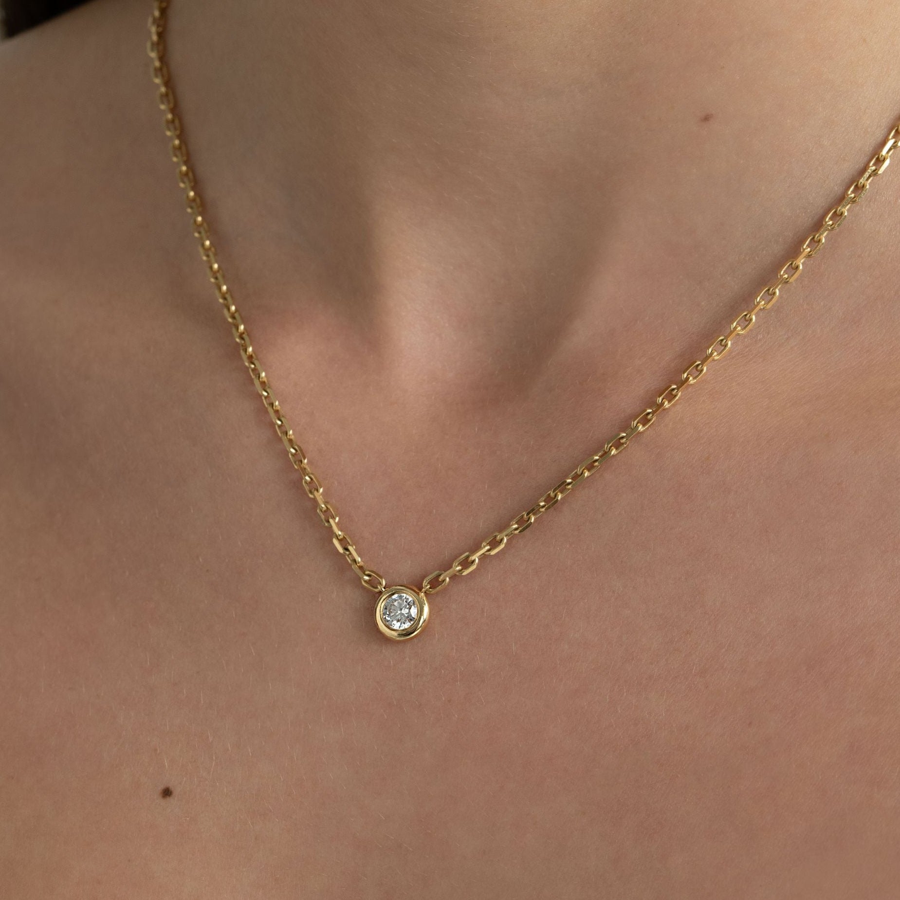 Bubble Necklace on Chains