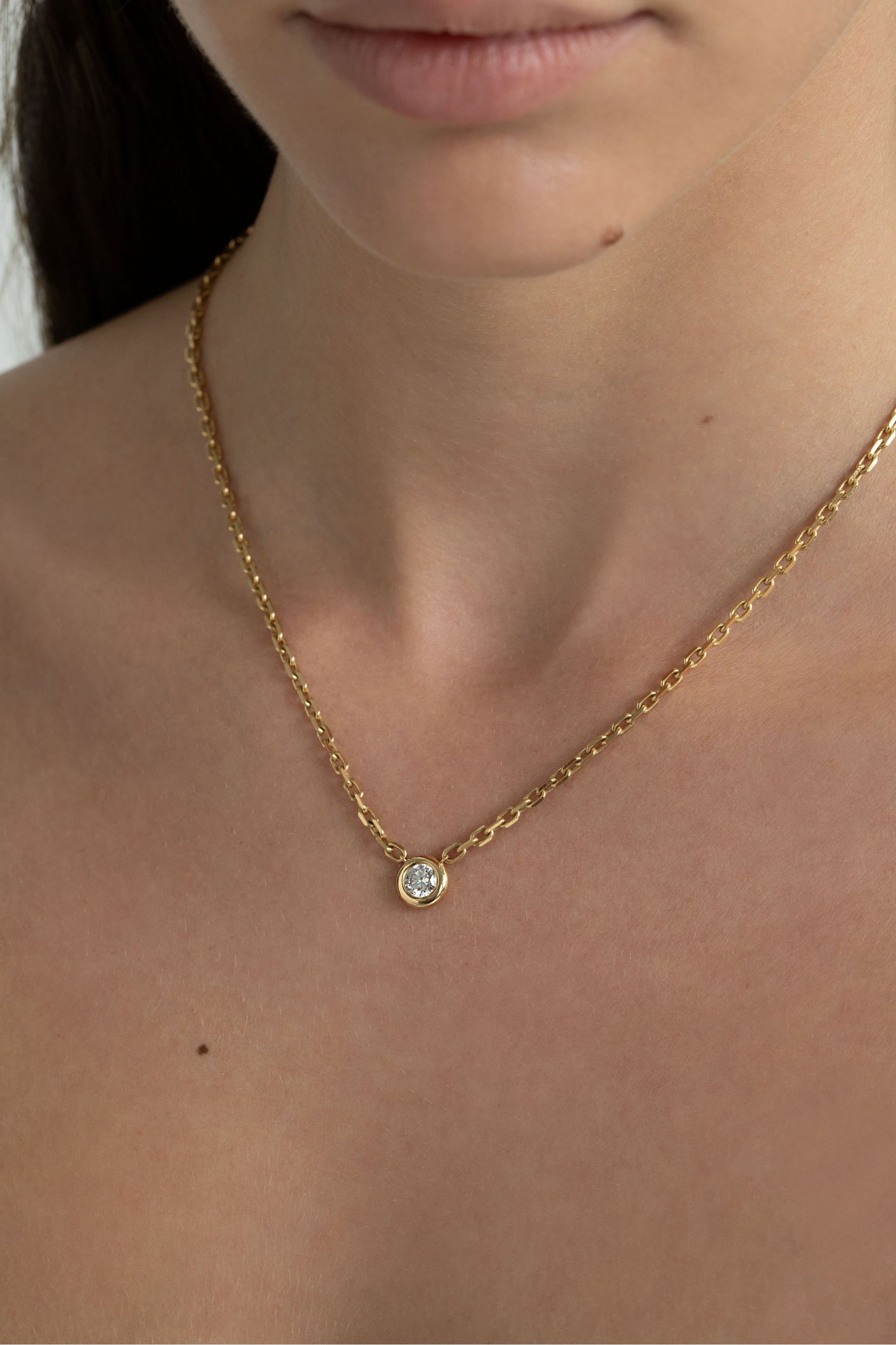 Bubble Necklace on Chains