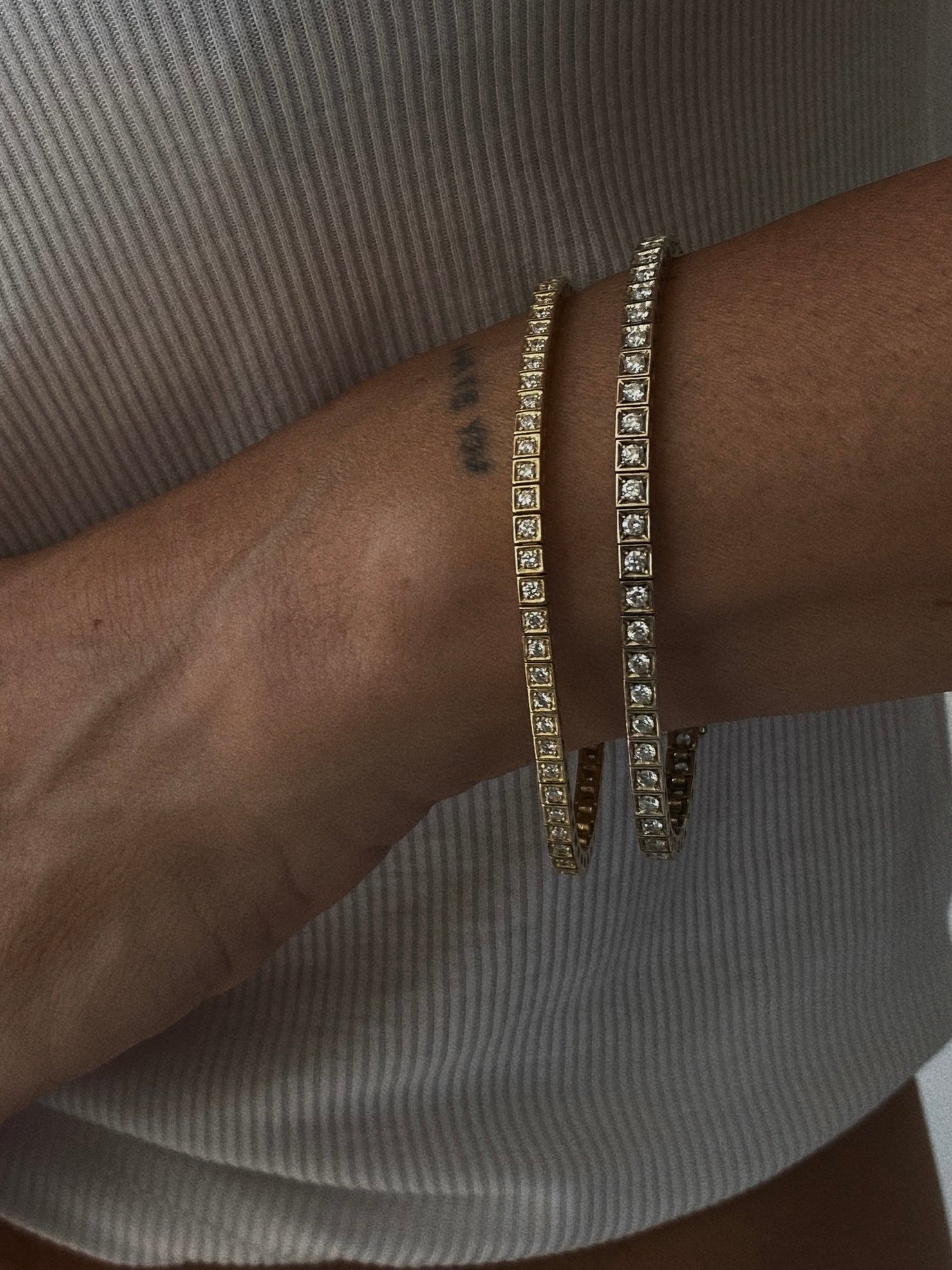 Chocolate Tennis Bracelet