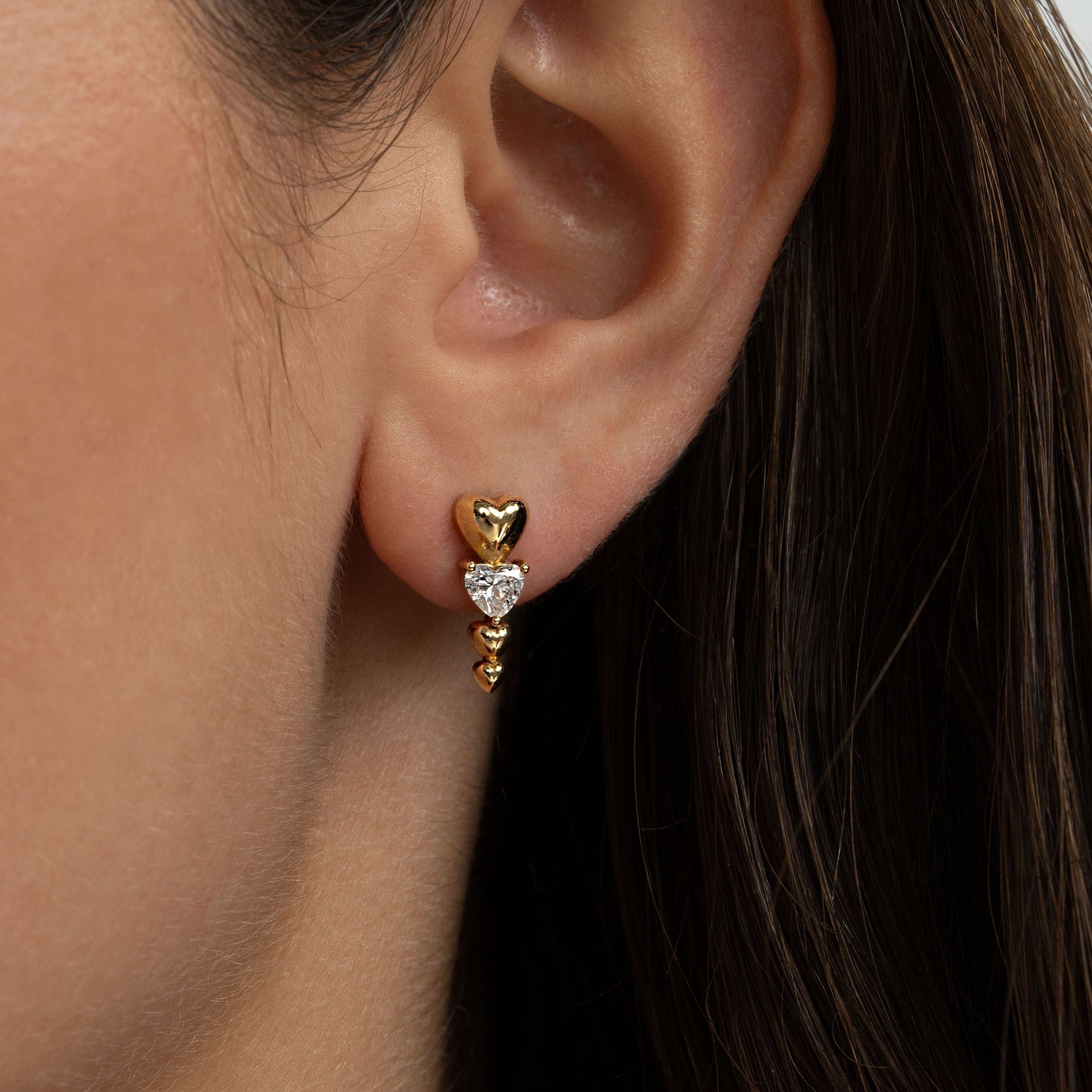 Heartfall earrings
