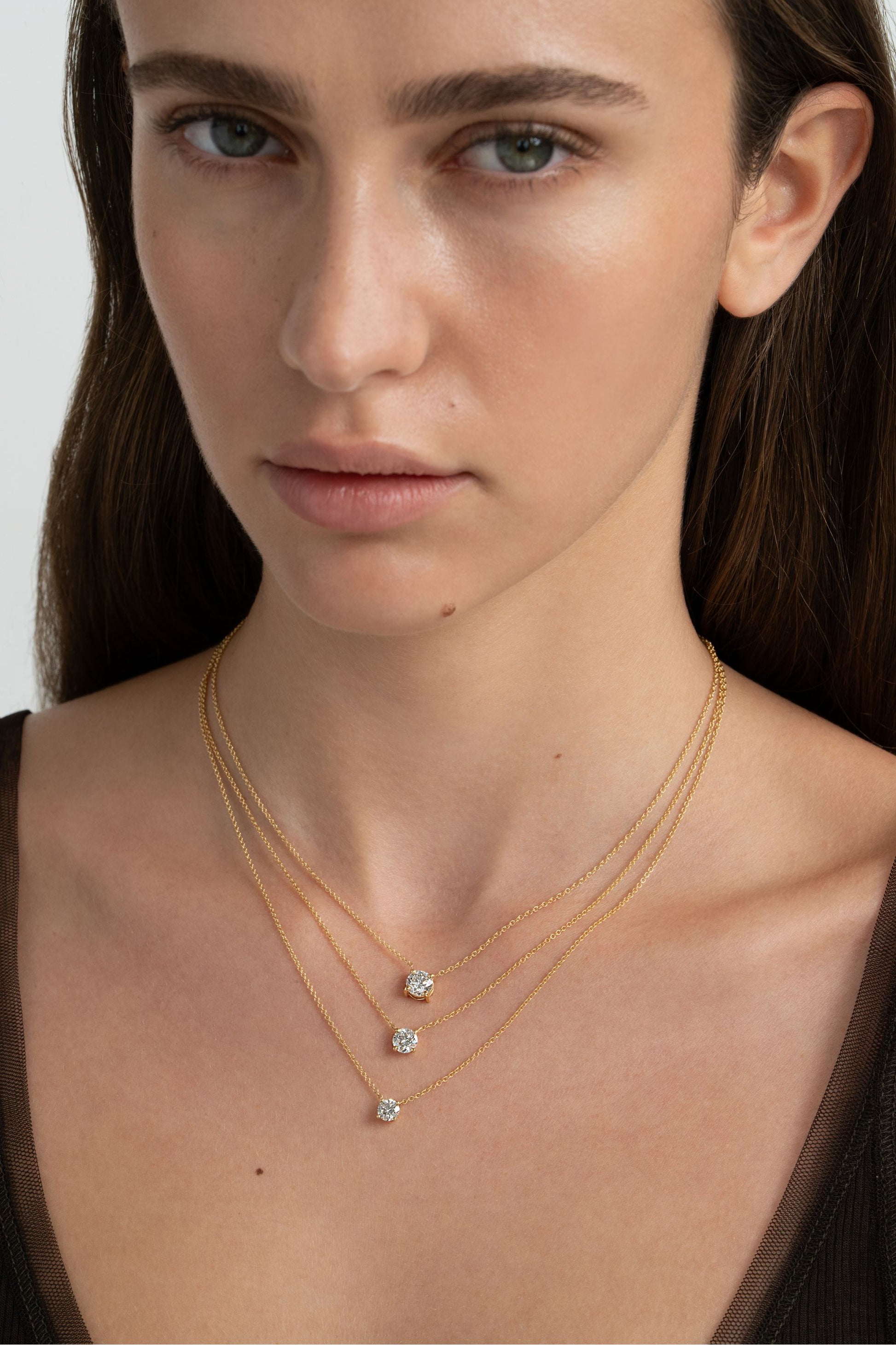 the classic diamond necklace
