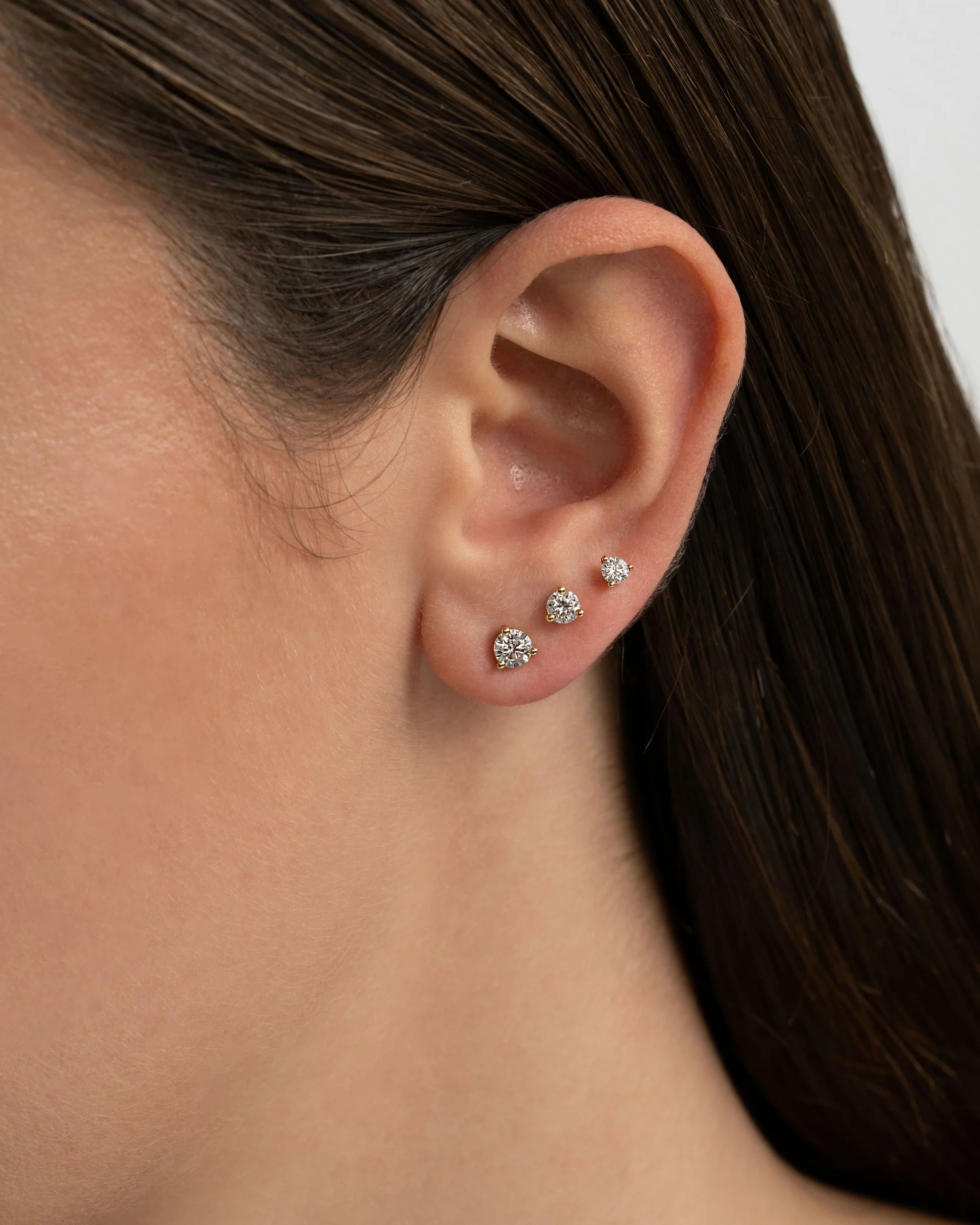 3 Prongs Stud Medium 0.20 Carat | Sample Sale