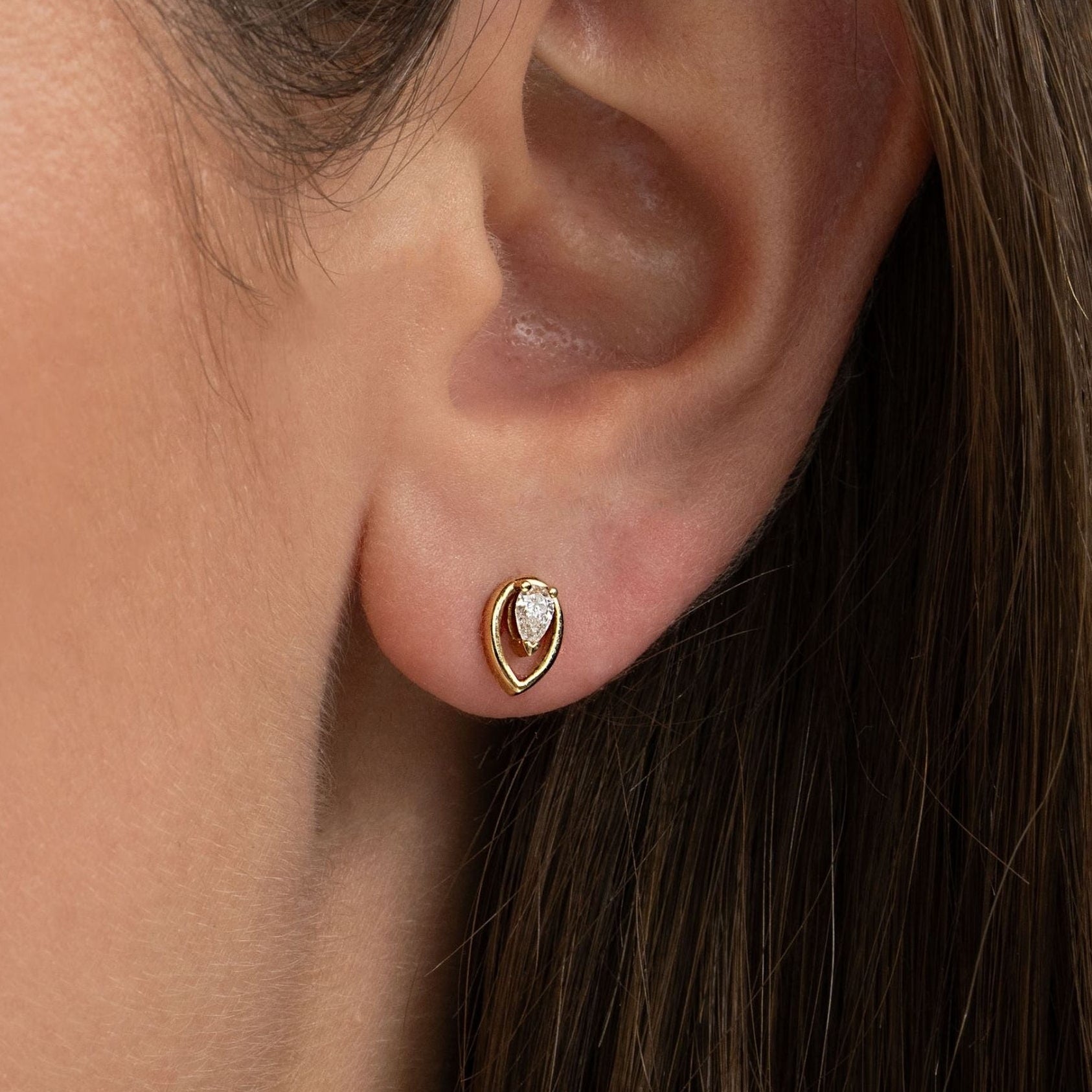 Pear In Pear Earrings
