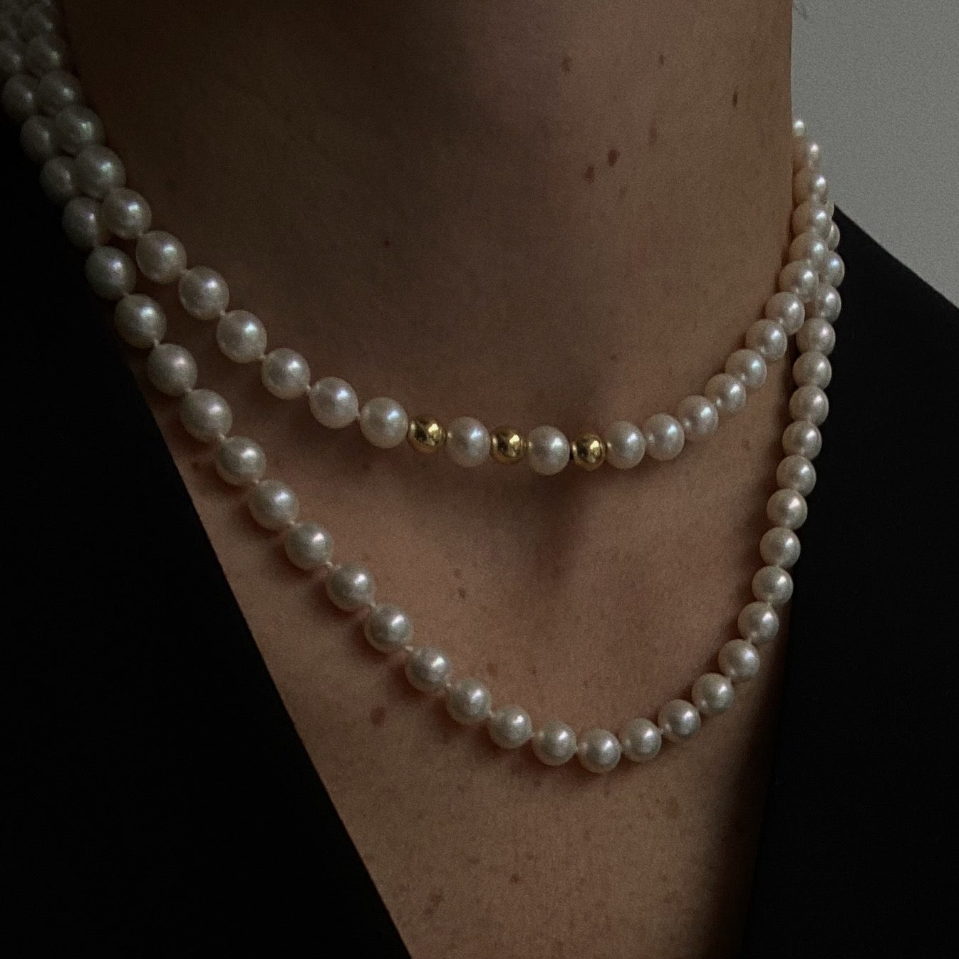 Born With Pearls & Gold - Necklace