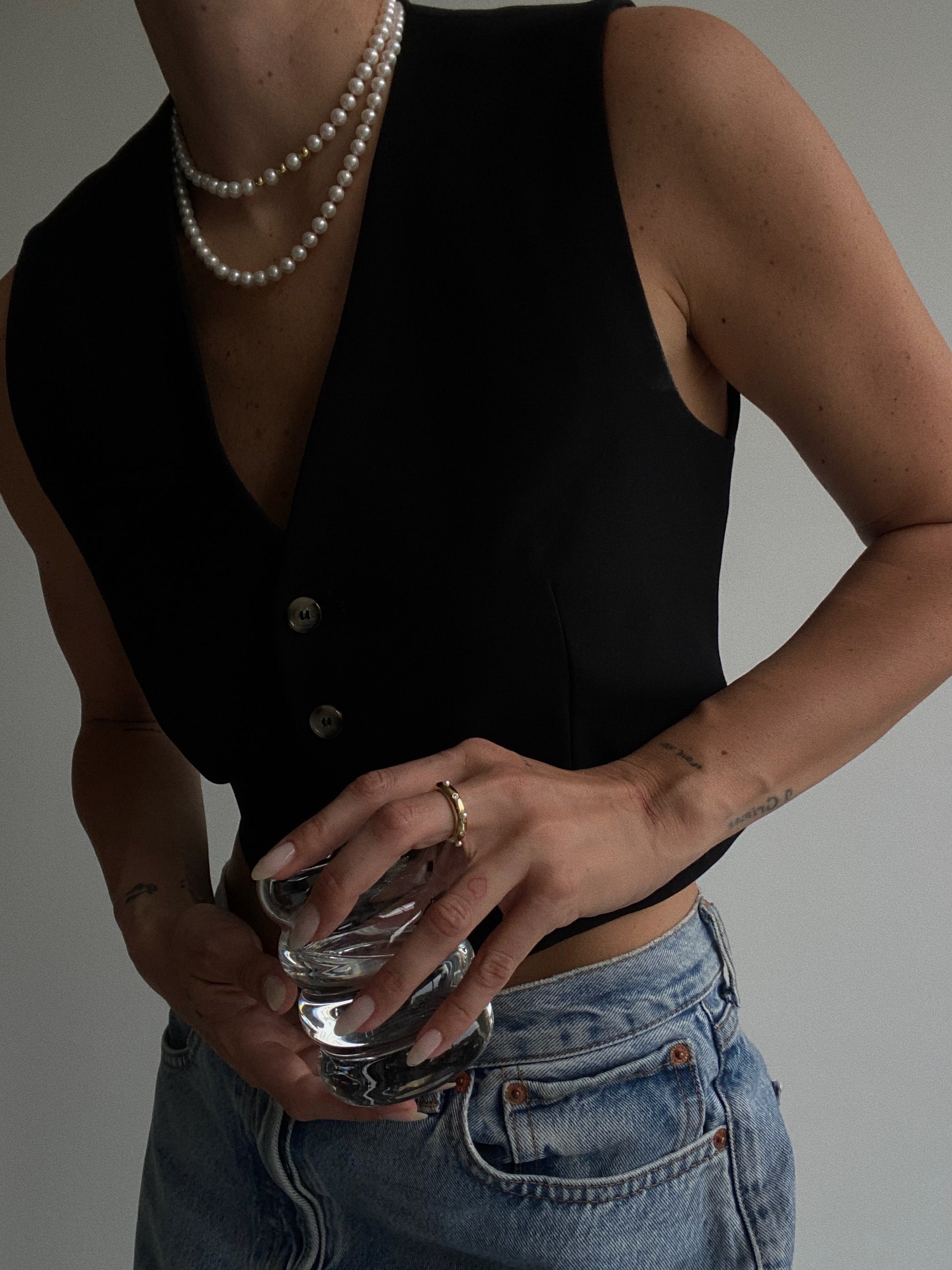 Born With Pearls & Gold - Necklace