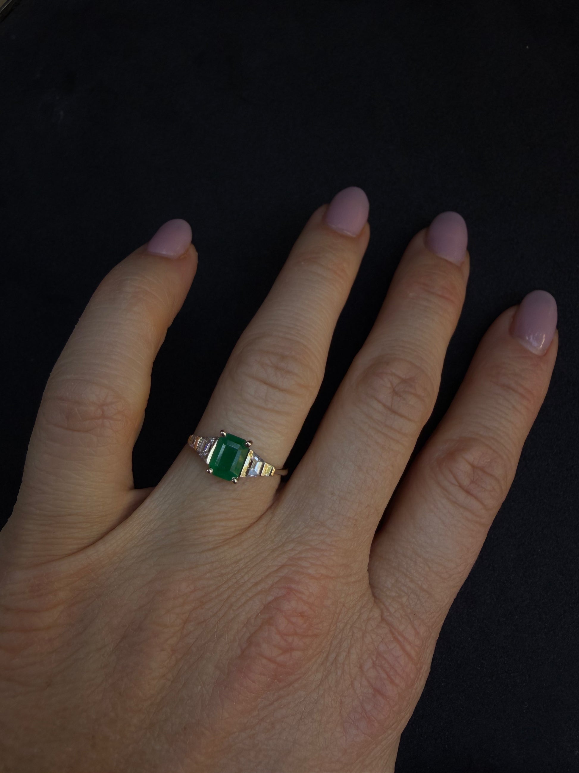 Stepping Up Green Emerald | Sample Sale