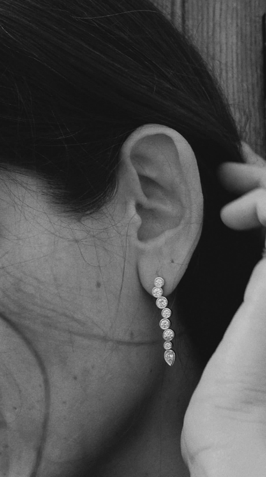 Never-ending bubbles on ear