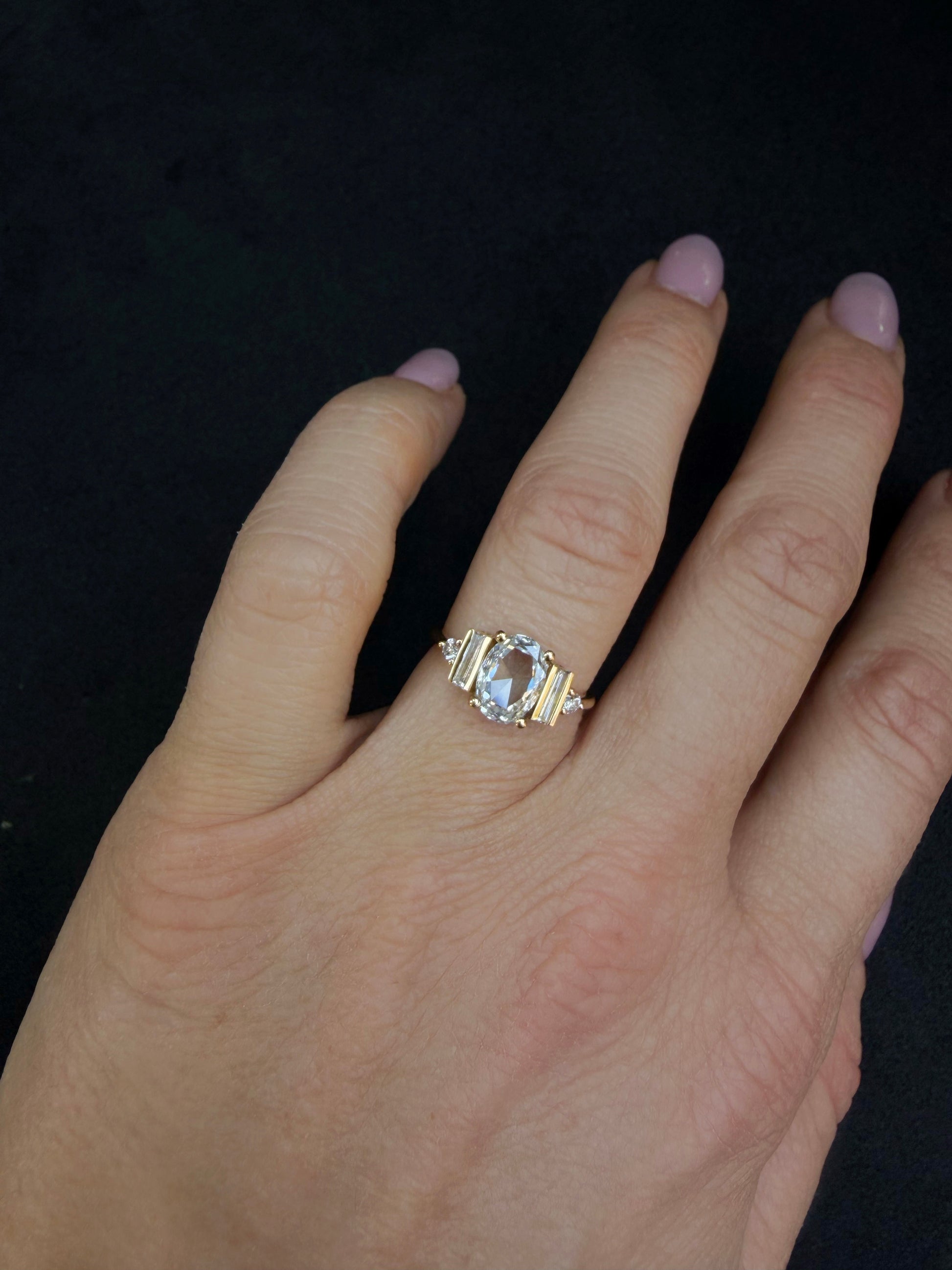 Twister 1.24 Carat Rose Cut Oval | Sample Sale