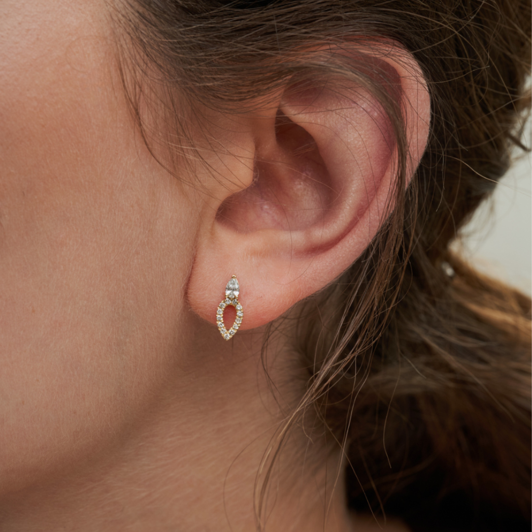 Double Pear Earrings