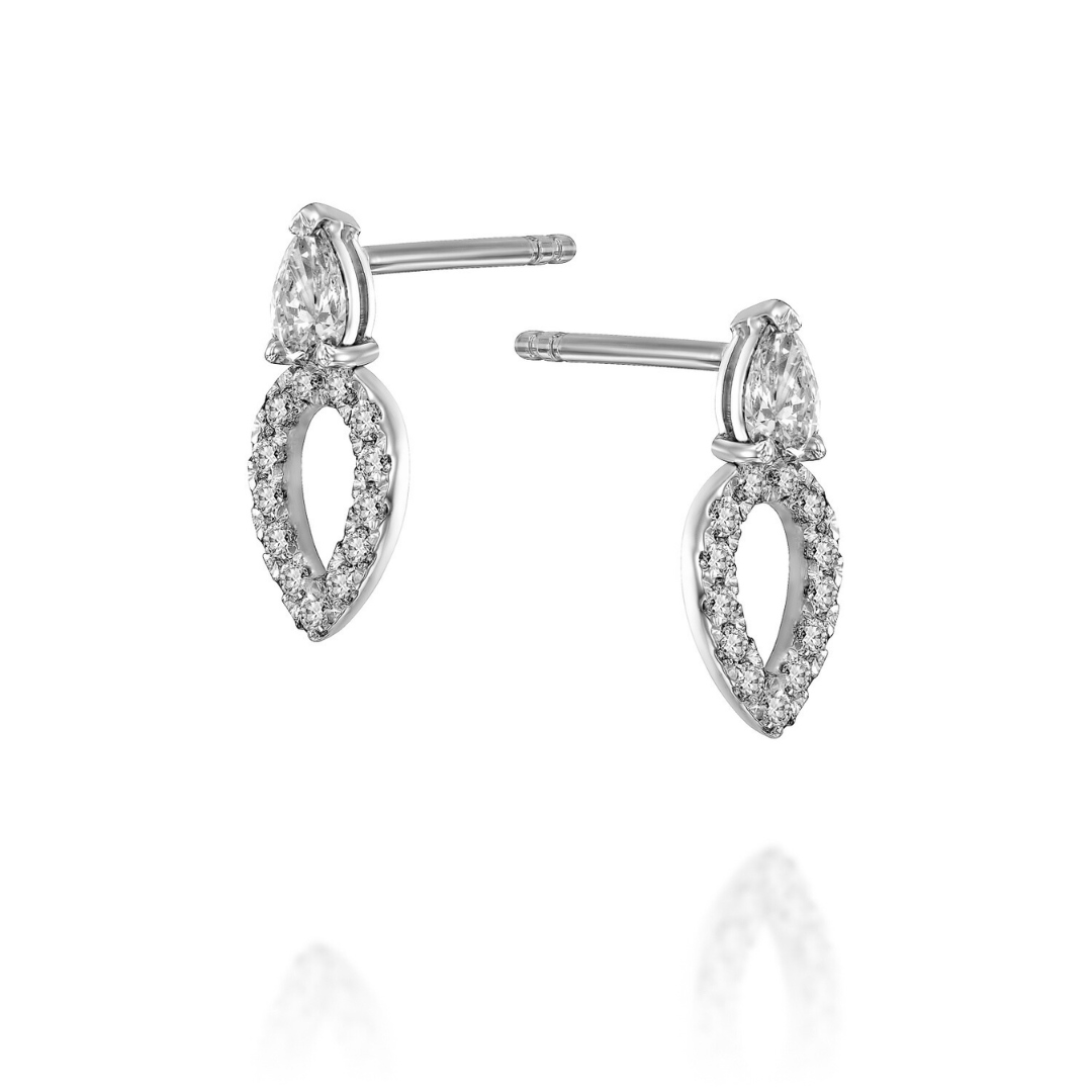 Double Pear Earrings