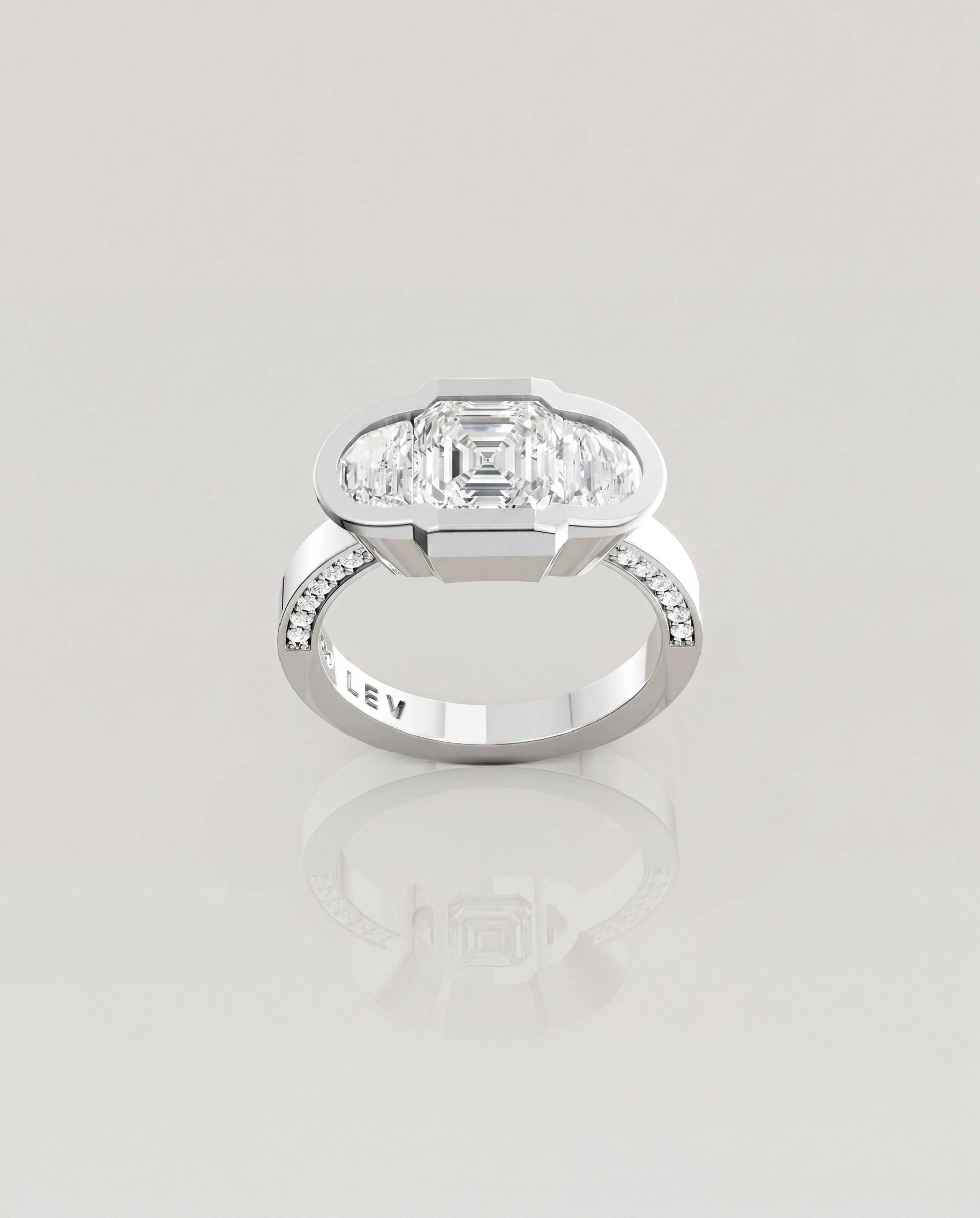 Trio Memory - Asscher Cut