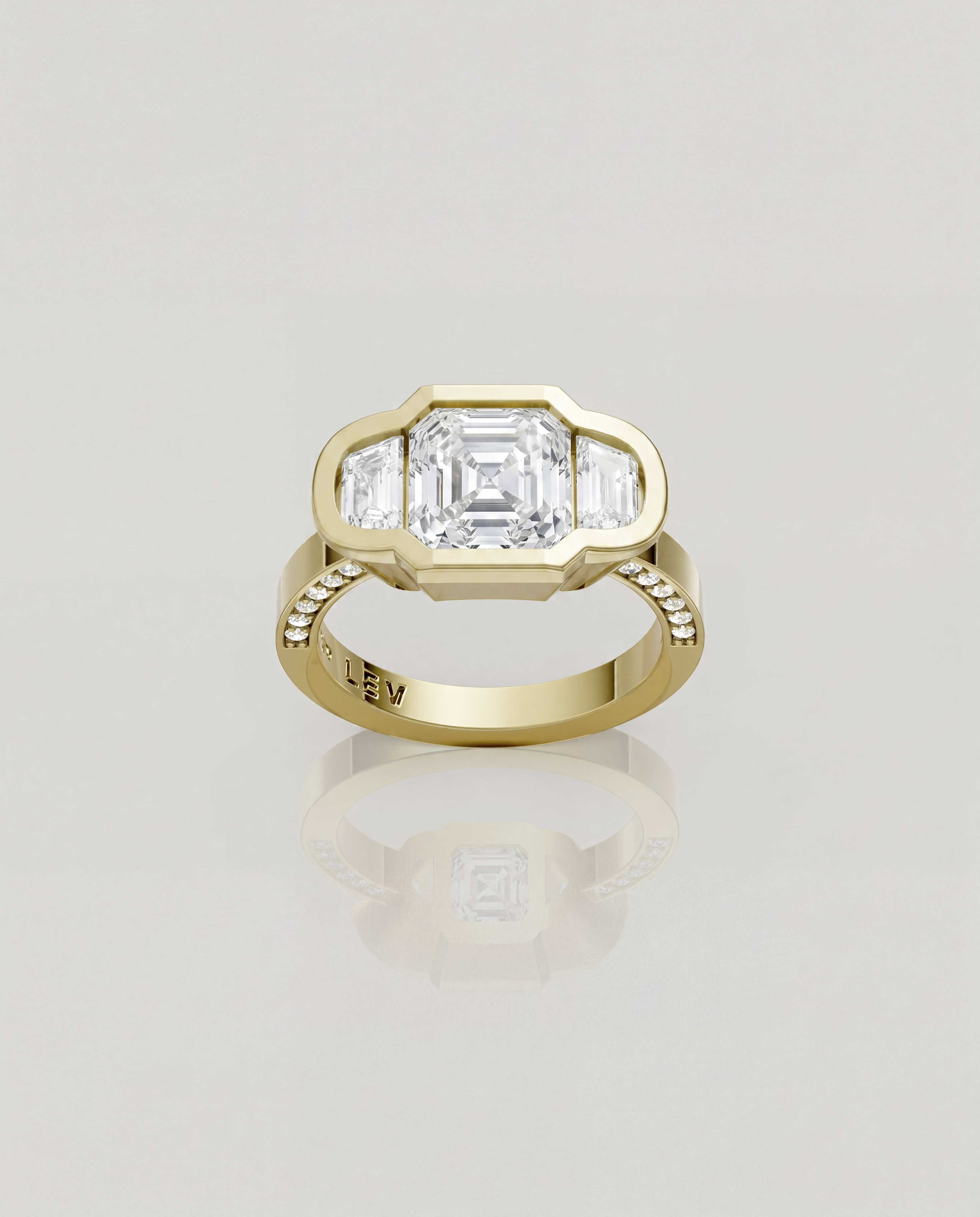 Trio Memory - Asscher Cut