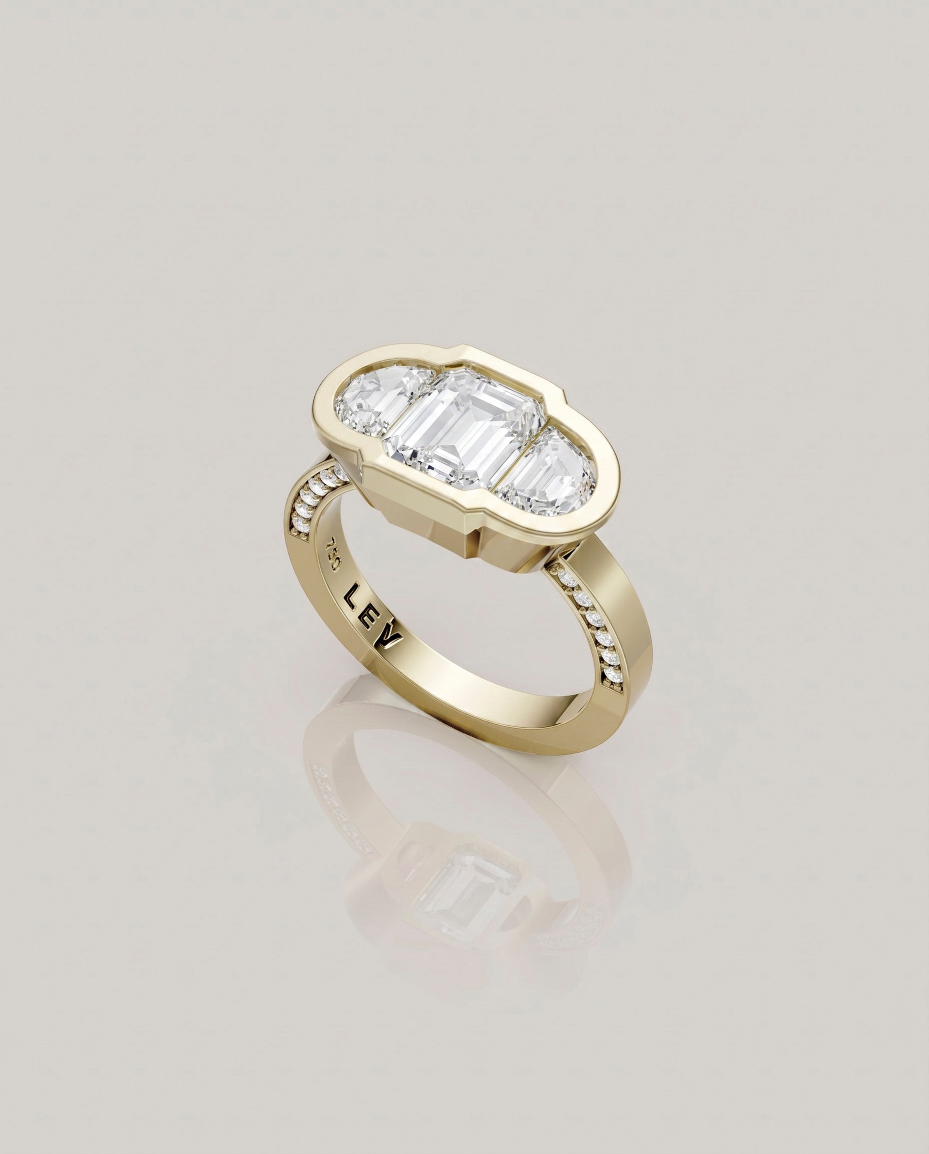 Trio Memory - Asscher Cut