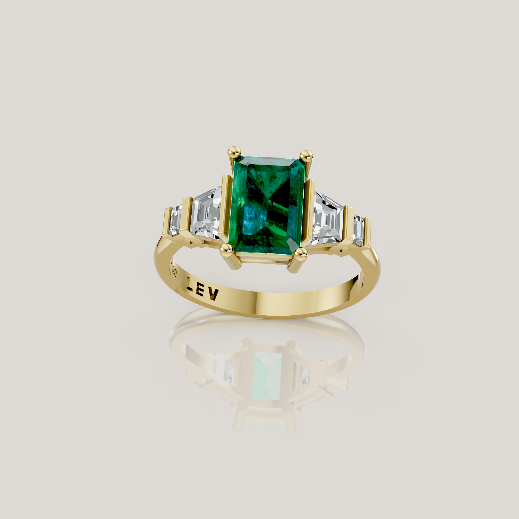 Stepping Up Green Emerald | Sample Sale