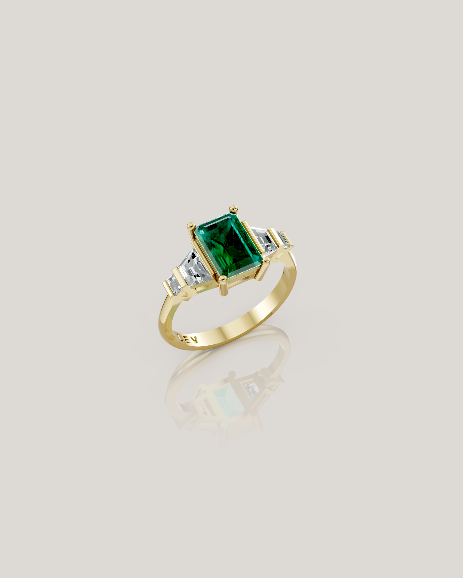 Stepping Up Green Emerald | Sample Sale