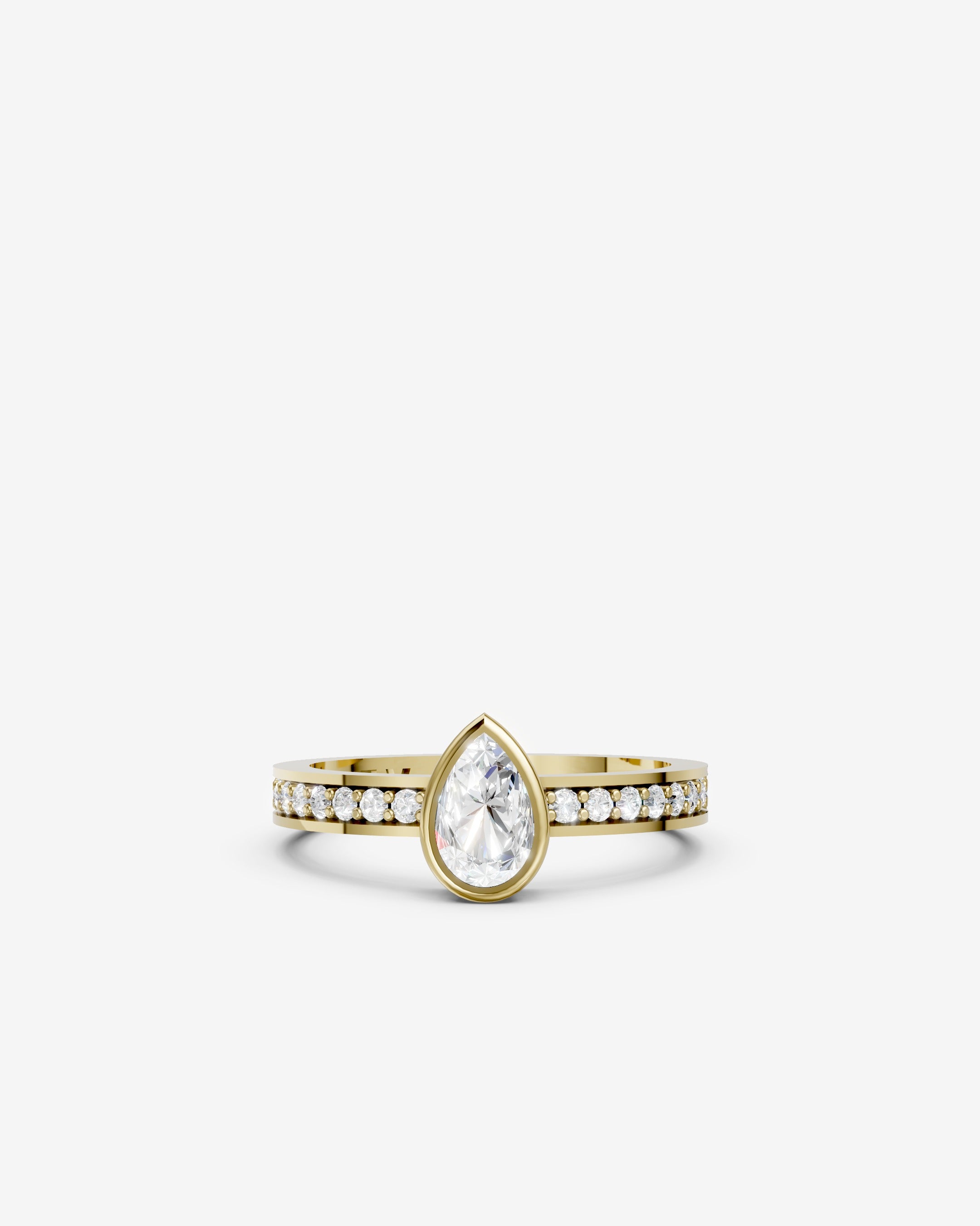 Lumen pear ring