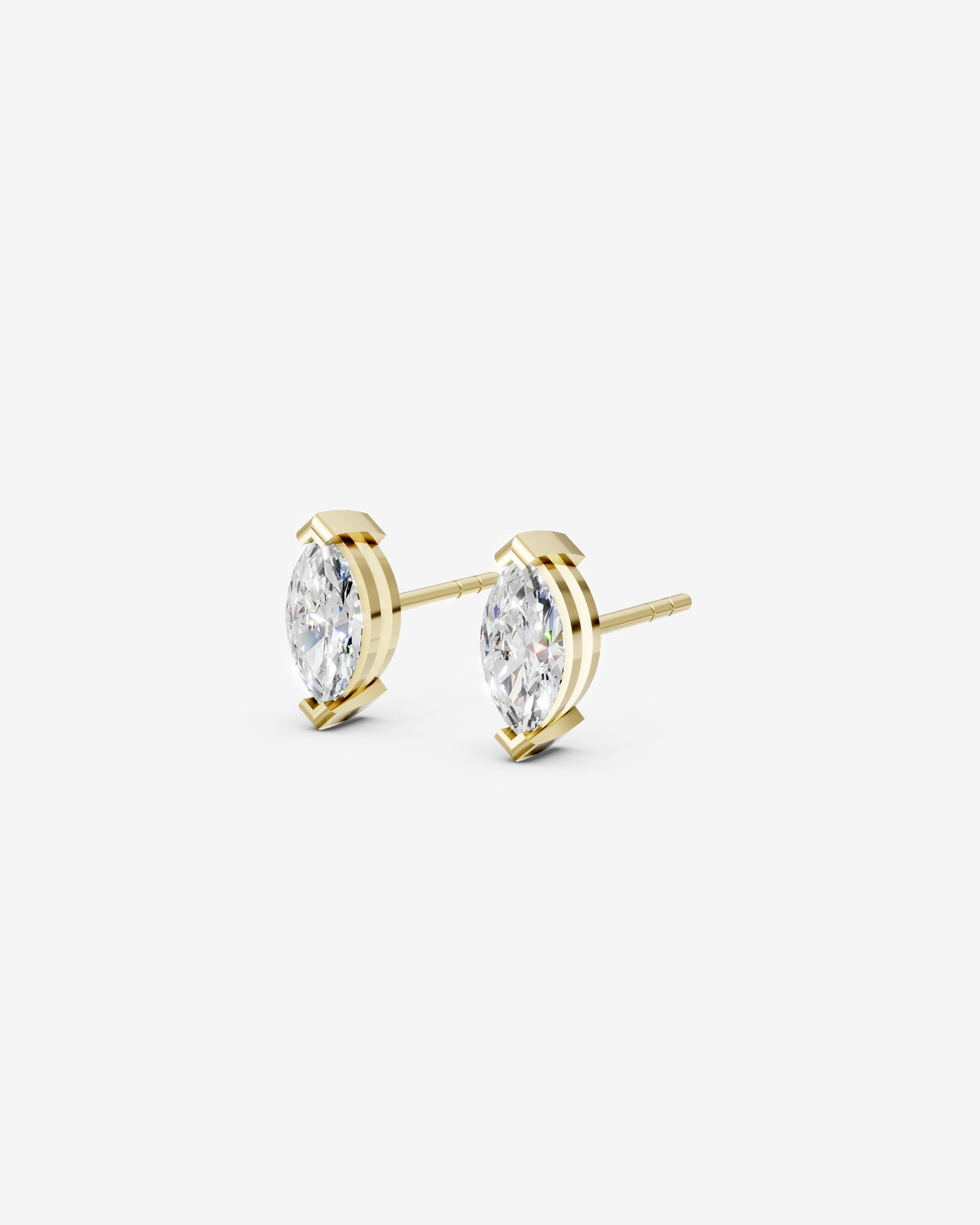 Marquise studs